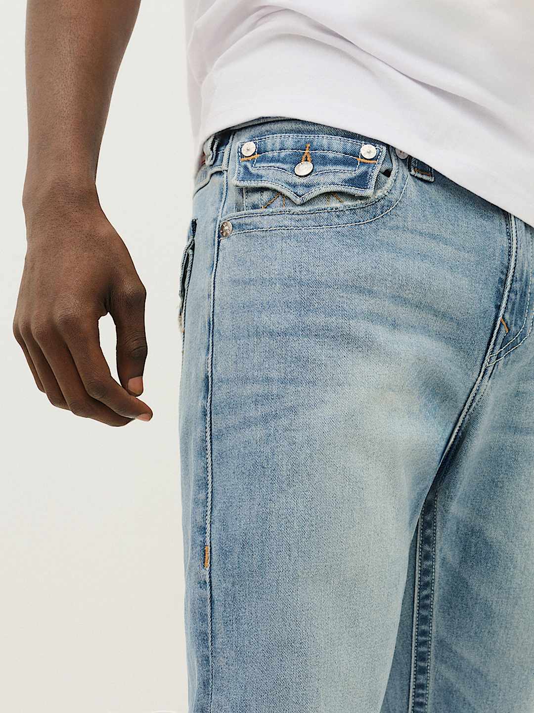 True Religion - RICKY FLAP STRAIGHT JEAN 34"