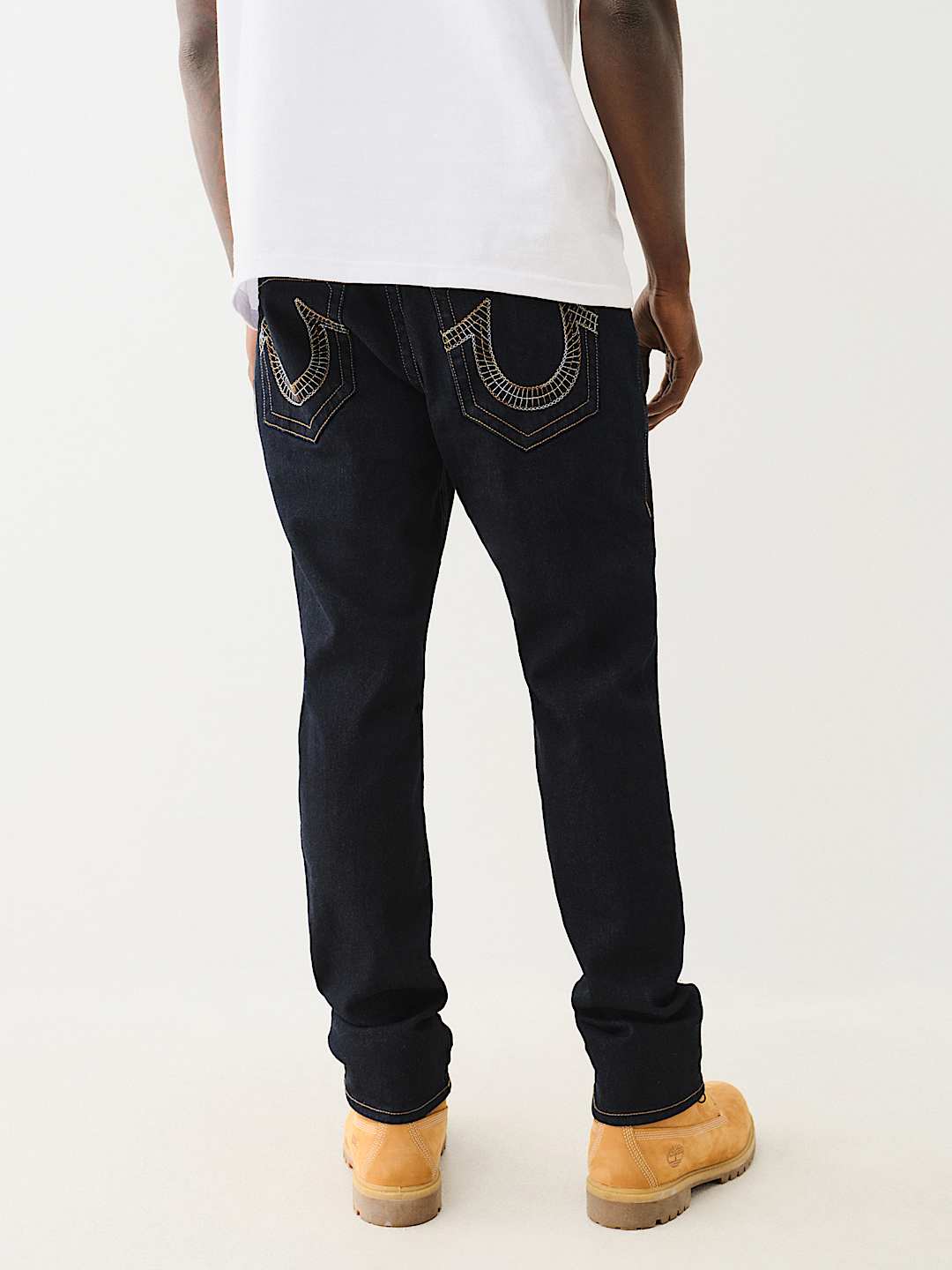 True Religion - ROCCO OMBRÉ SKELETON HORSESHOE SKINNY JEAN 32”