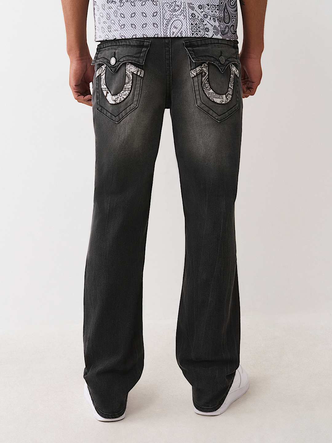 True Religion - RICKY BANDANA HORSESHOE STRAIGHT JEAN 34”