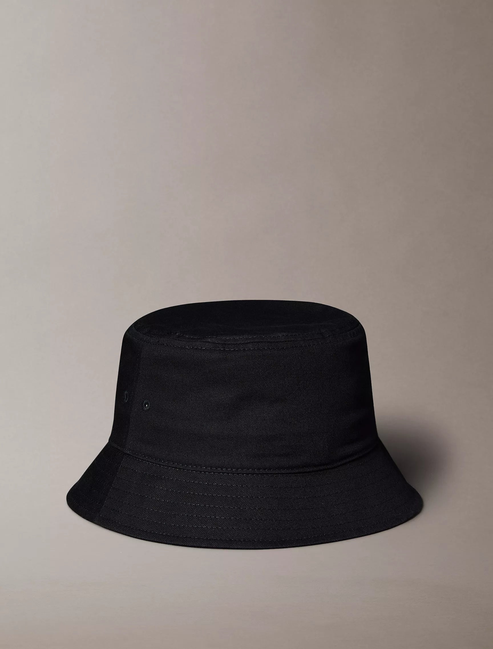Embroidered Monogram Logo Twill Bucket Hat