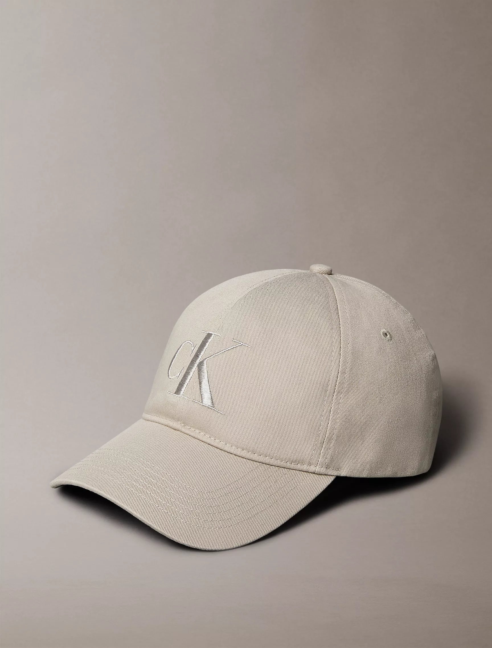 Twill Embroidered Monogram Logo Cap