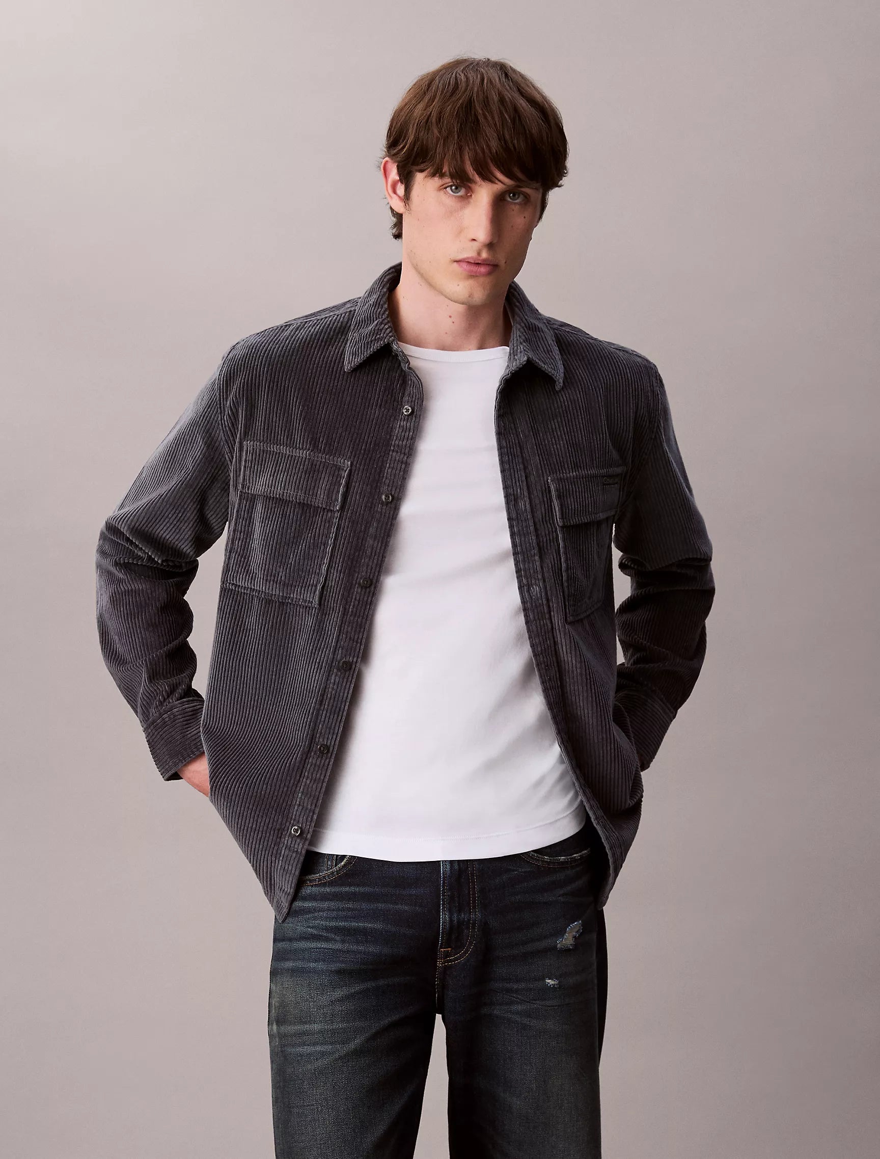 Calvin Klein - Corduroy Relaxed Button-Down Shirt
