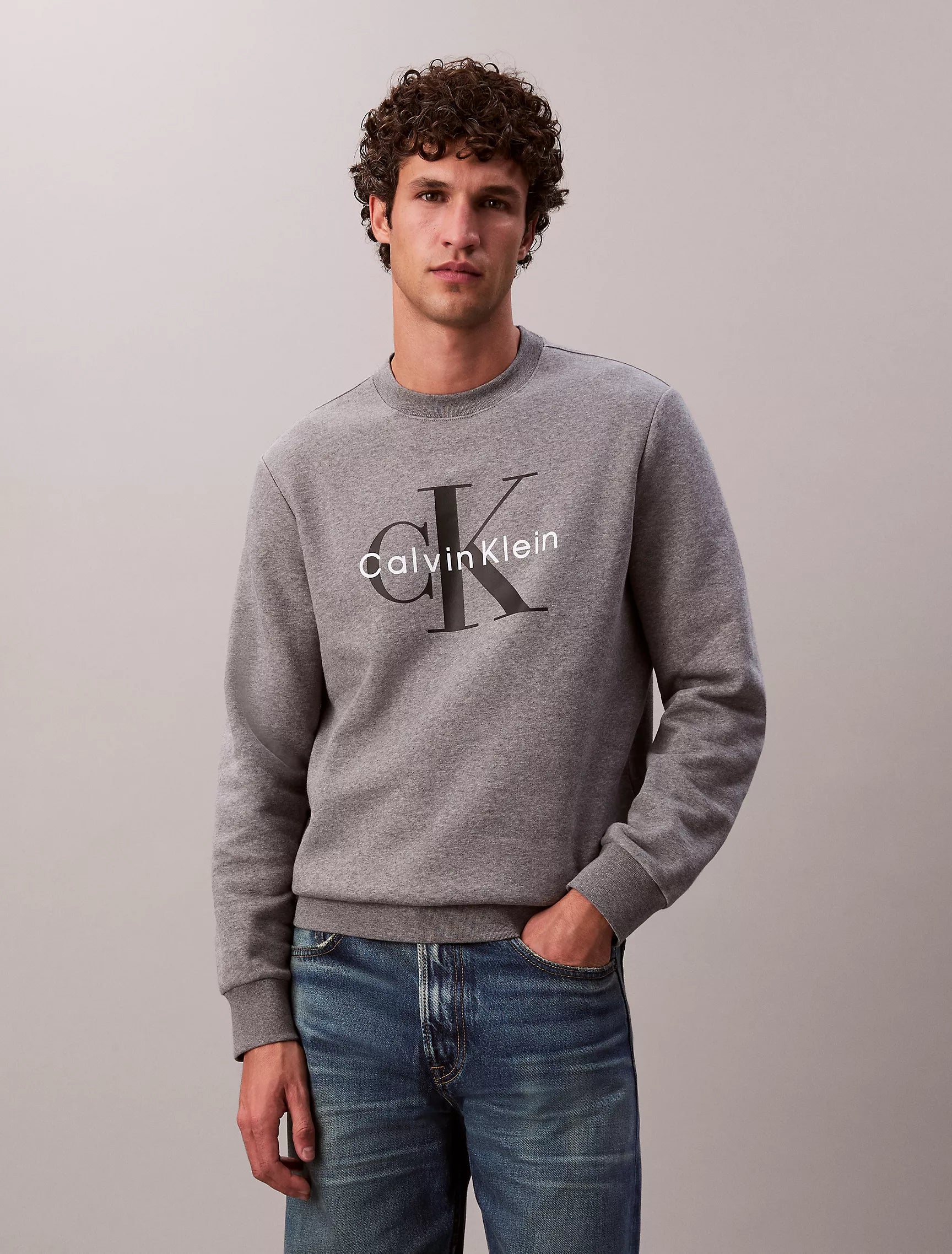 Calvin Klein - Monologo Fleece Crewneck Sweatshirt