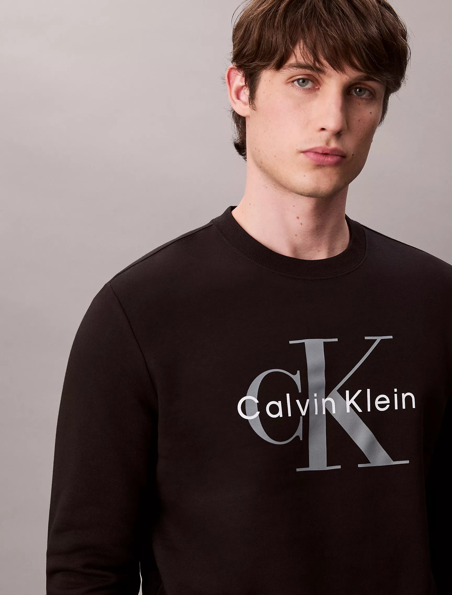 Calvin Klein - Monologo Fleece Crewneck Sweatshirt