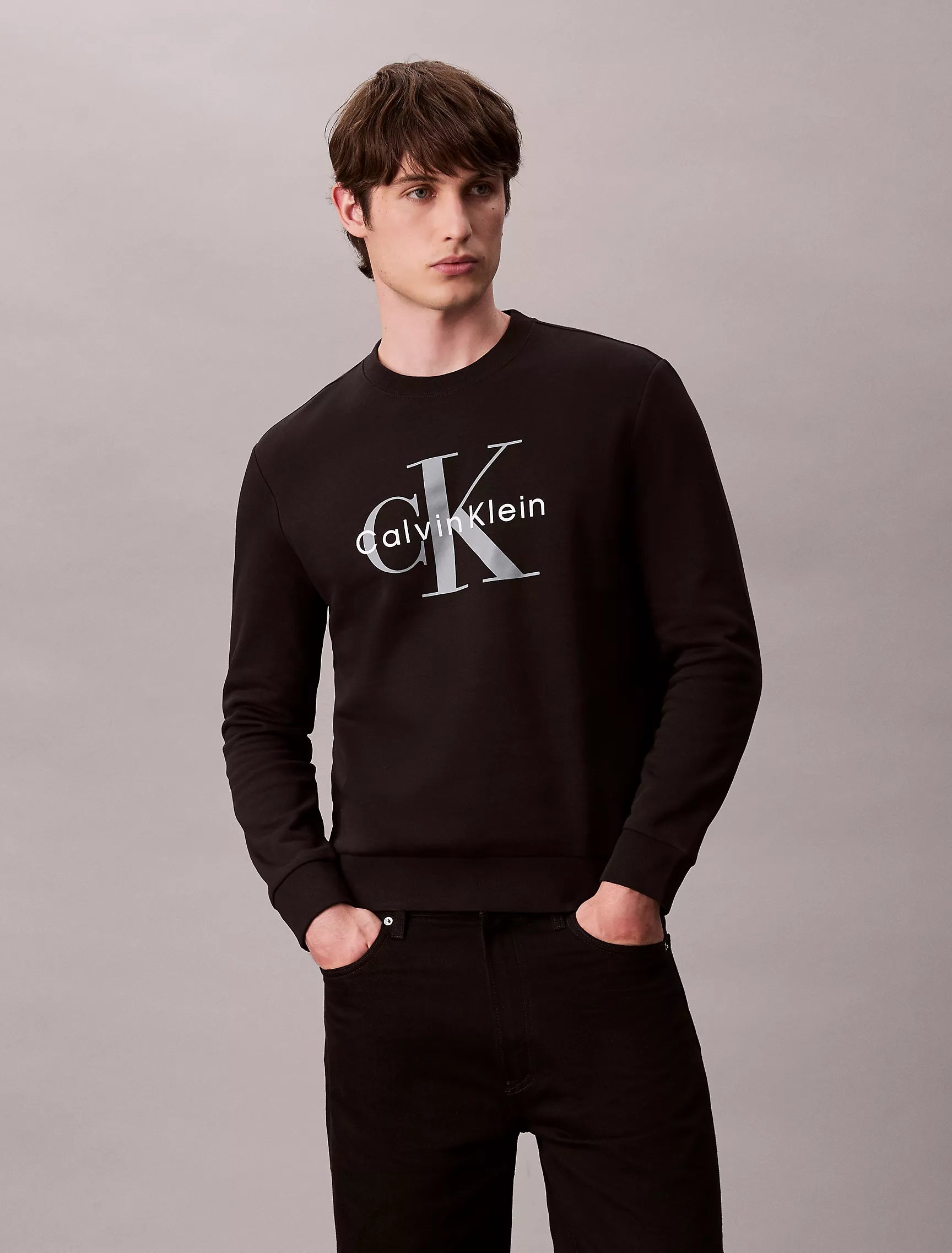 Calvin Klein - Monologo Fleece Crewneck Sweatshirt