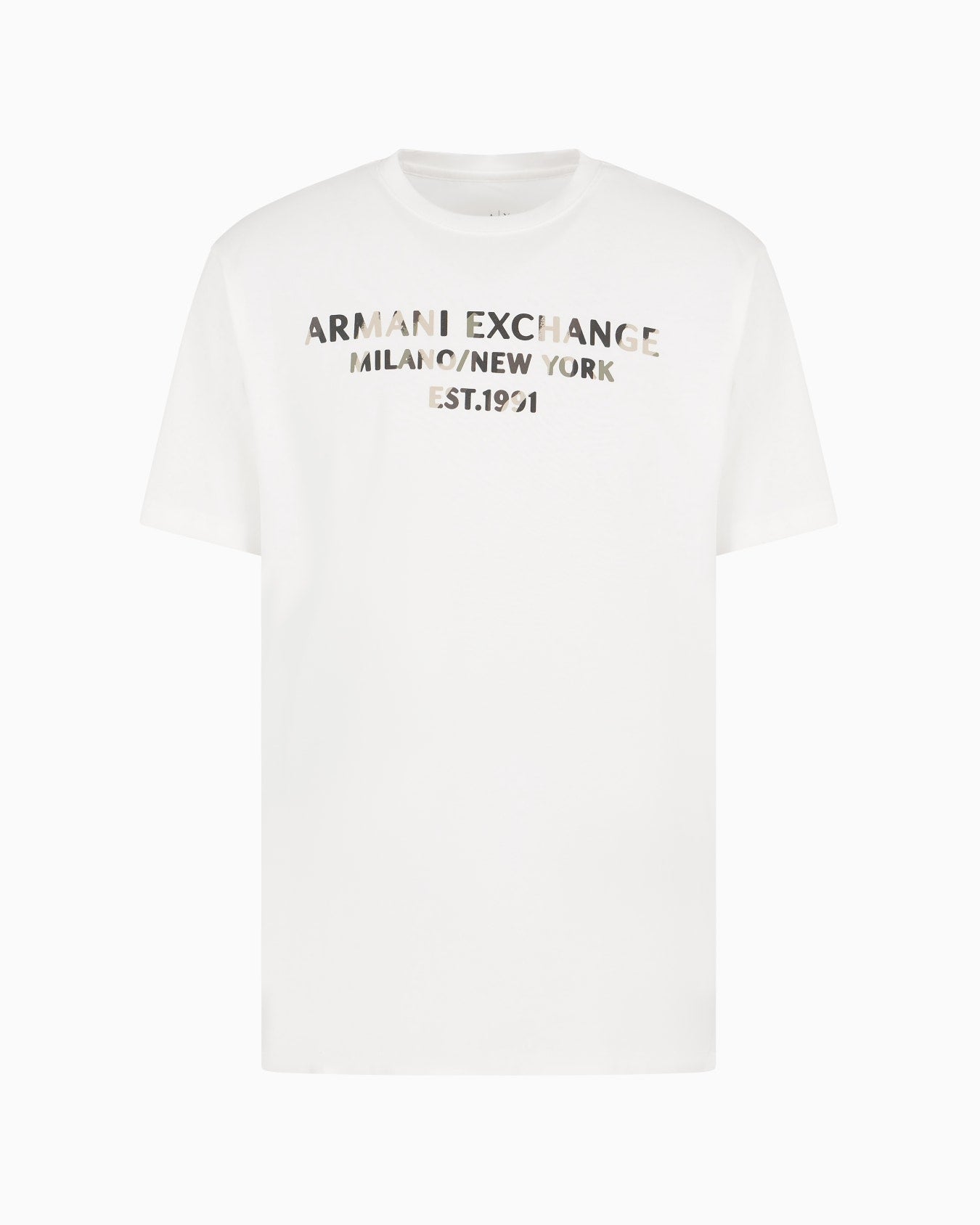Regular Fit T-Shirt With Camouflage Logo In ASV Cotton