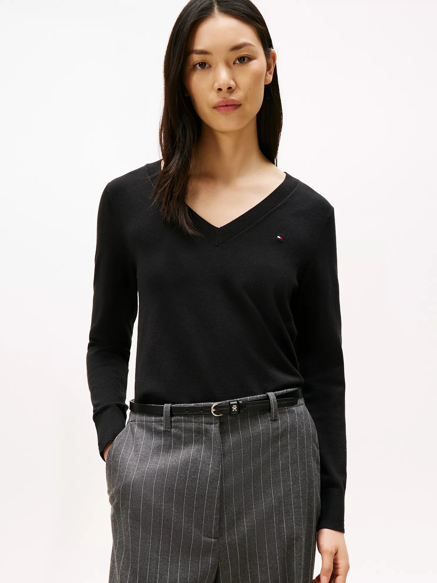 Tommy Hilfiger - Viscose-Blend V-Neck Sweater