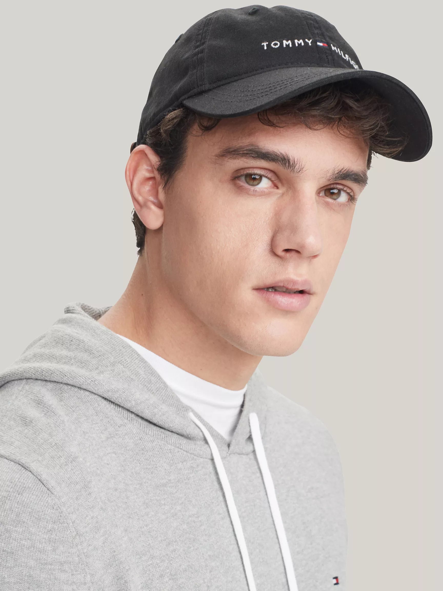 Embroidered Tommy Logo Baseball Cap