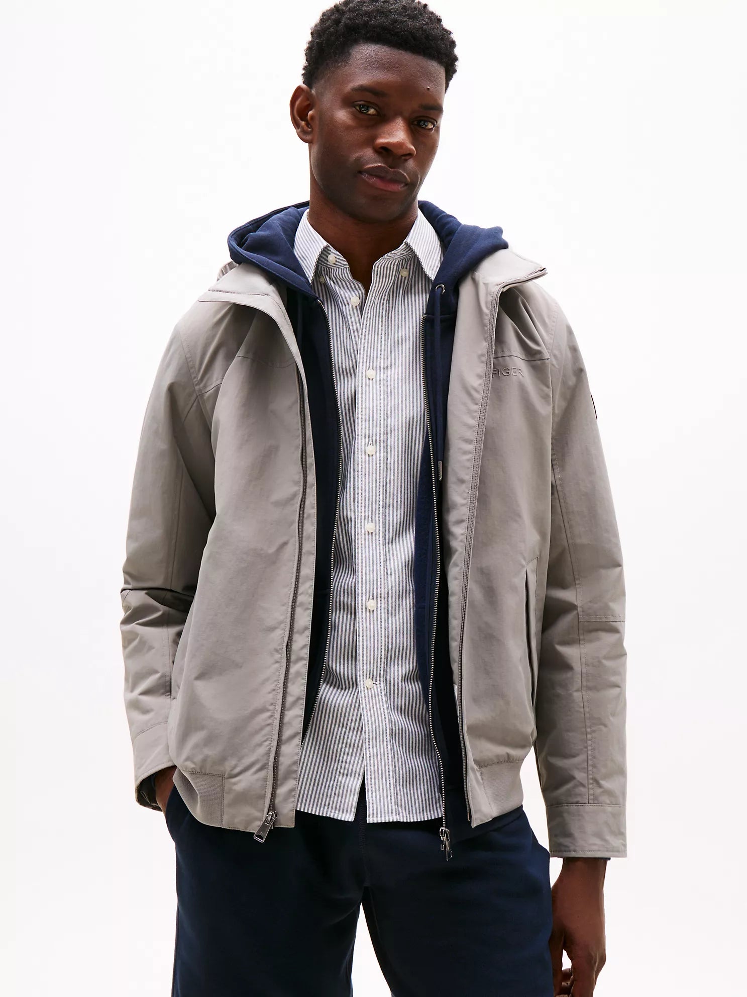 Tommy Hilfiger - Water-Resistant Hooded Regatta Jacket