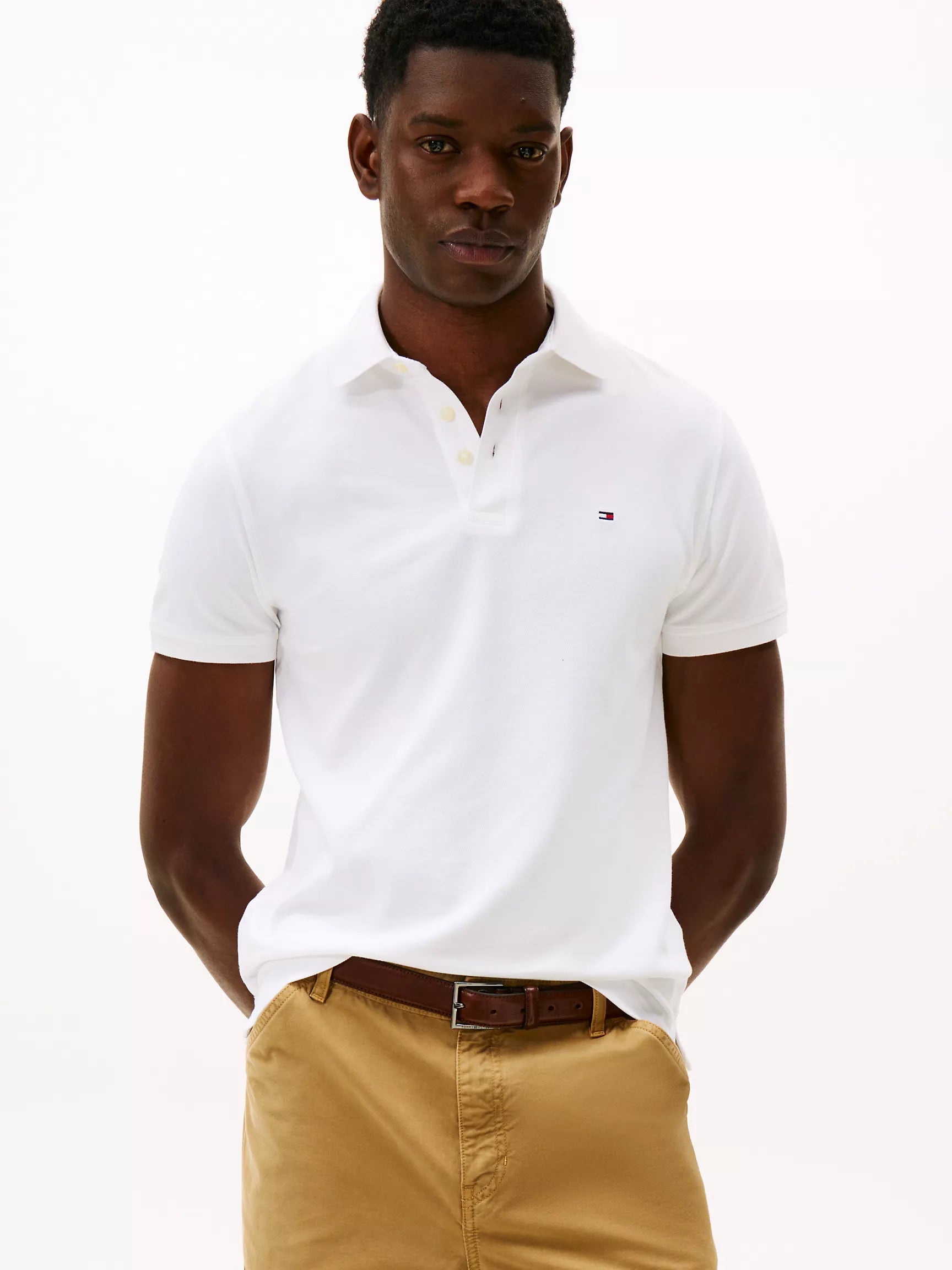 Tommy Hilfiger - Slim Fit Stretch Pique Polo IMMEDIATE