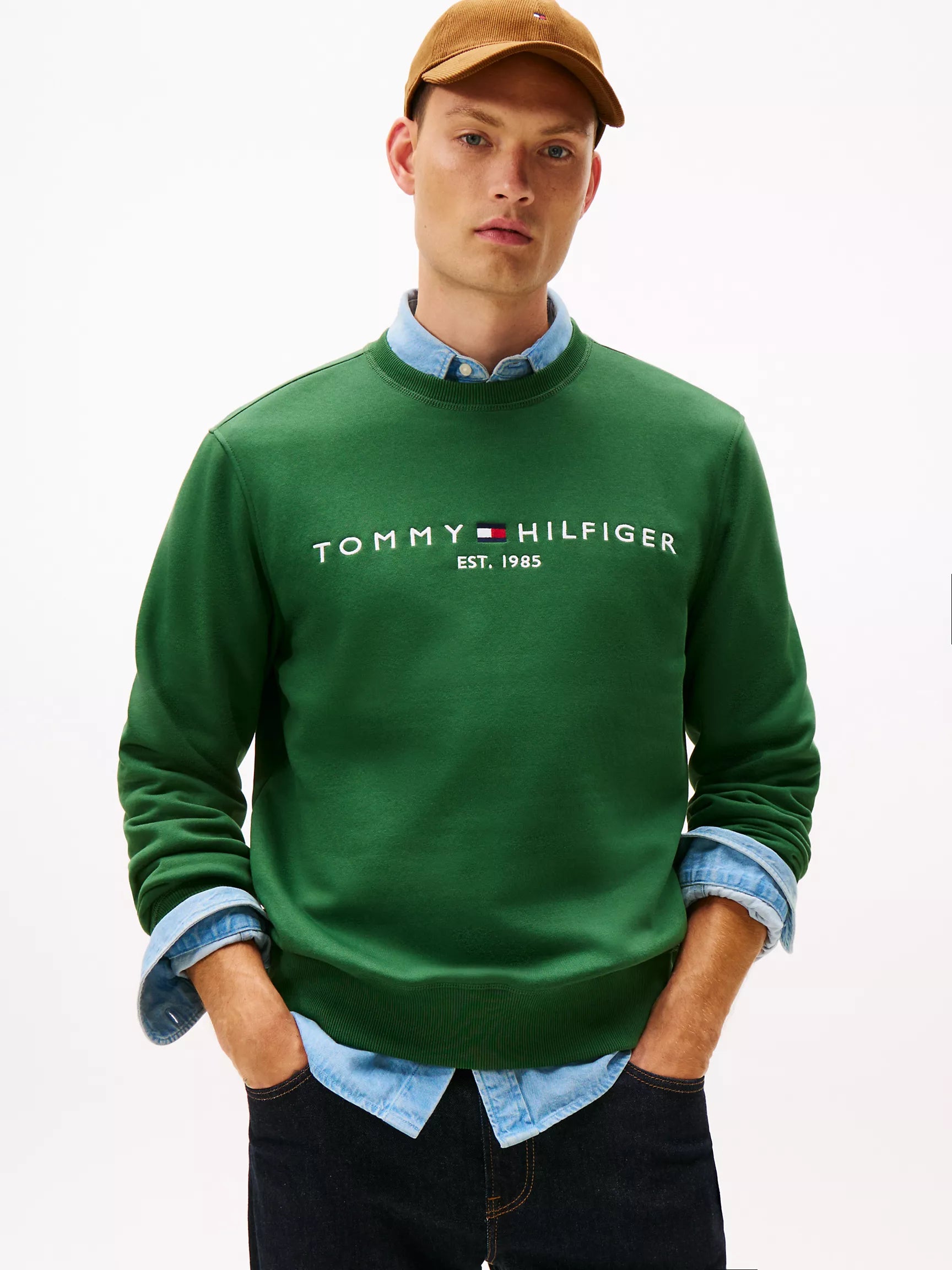 Tommy Hilfiger - Embroidered Tommy Logo Sweatshirt