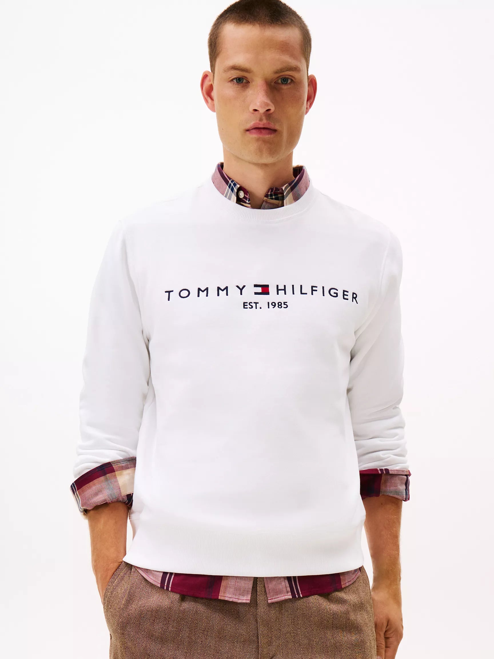 Tommy Hilfiger - Embroidered Tommy Logo Sweatshirt