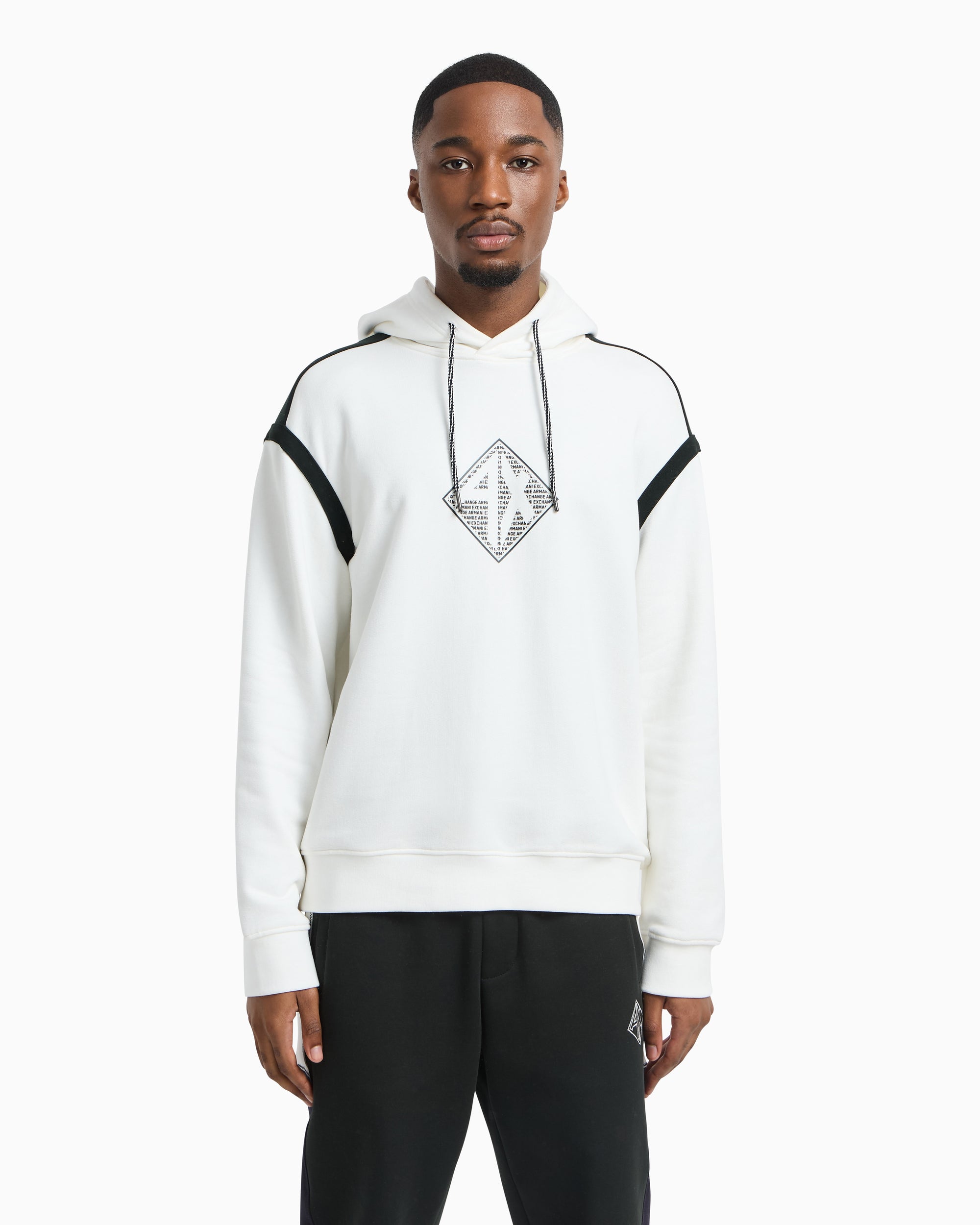 Armani Exchange - Hoodie With Maxi Logo On The Chest