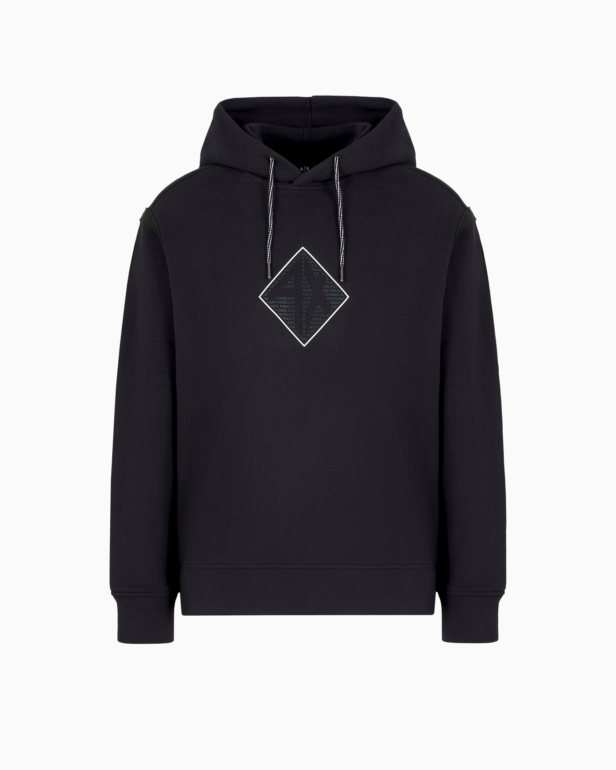 Armani Exchange - Hoodie With Maxi Logo On The Chest