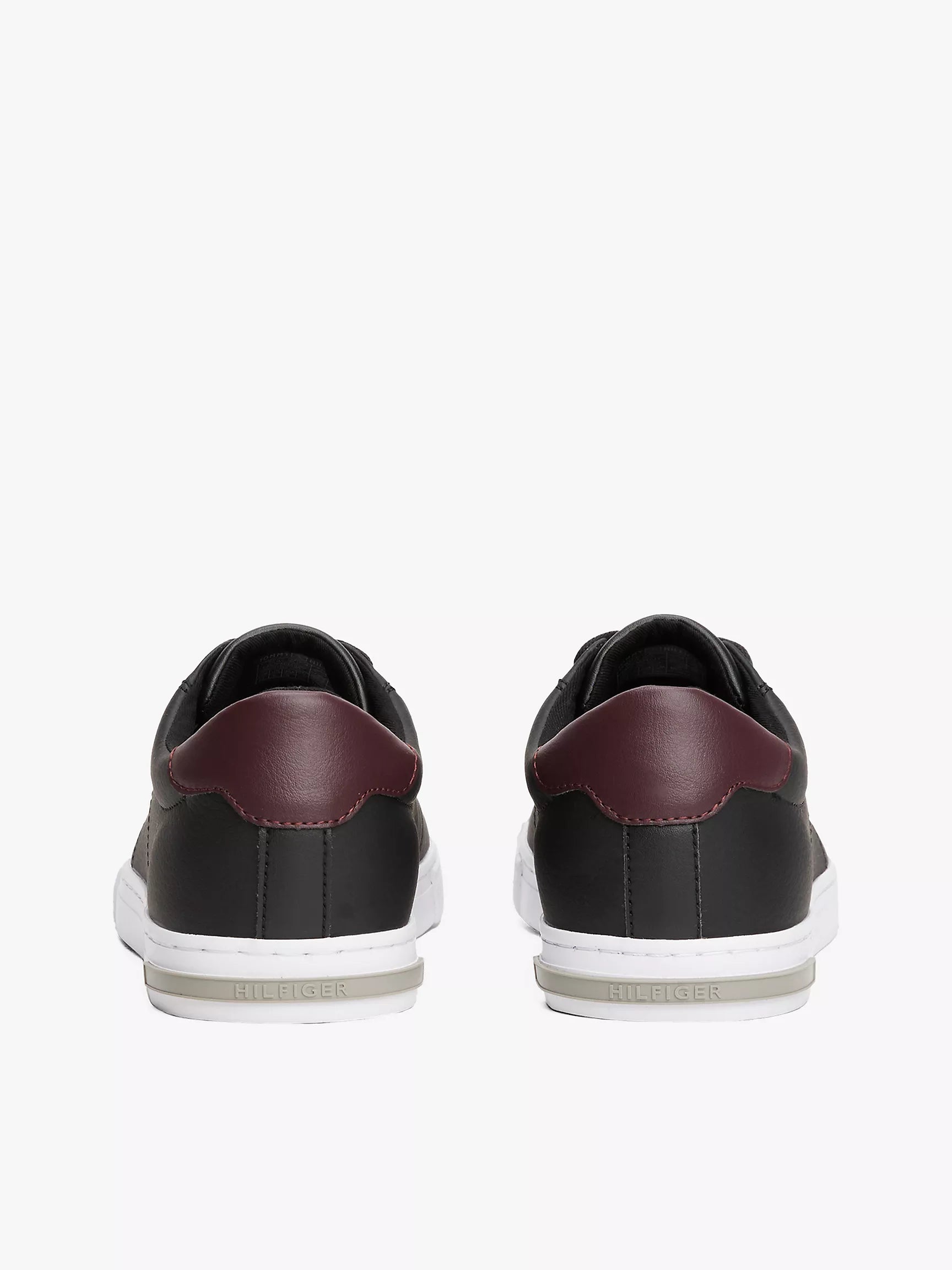 Tommy Hilfiger - Low Cut Logo Leather Mix Sneaker
