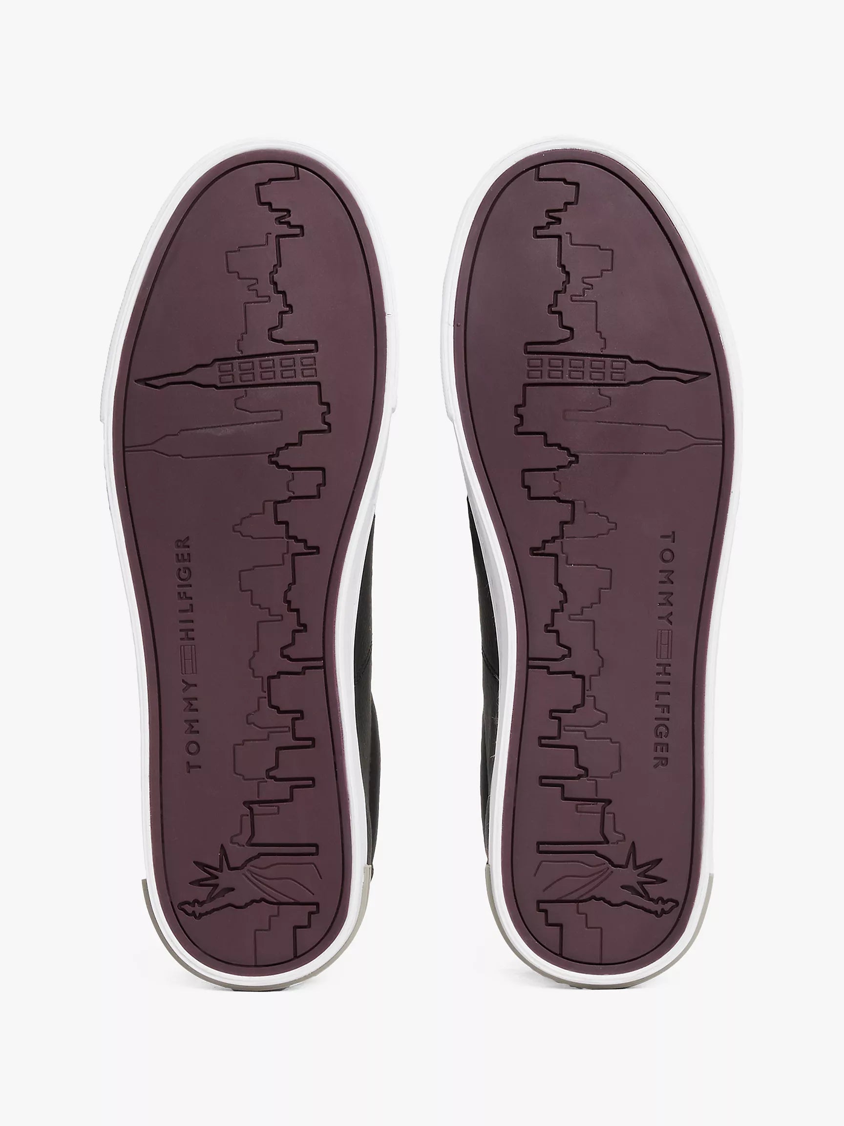 Tommy Hilfiger - Low Cut Logo Leather Mix Sneaker