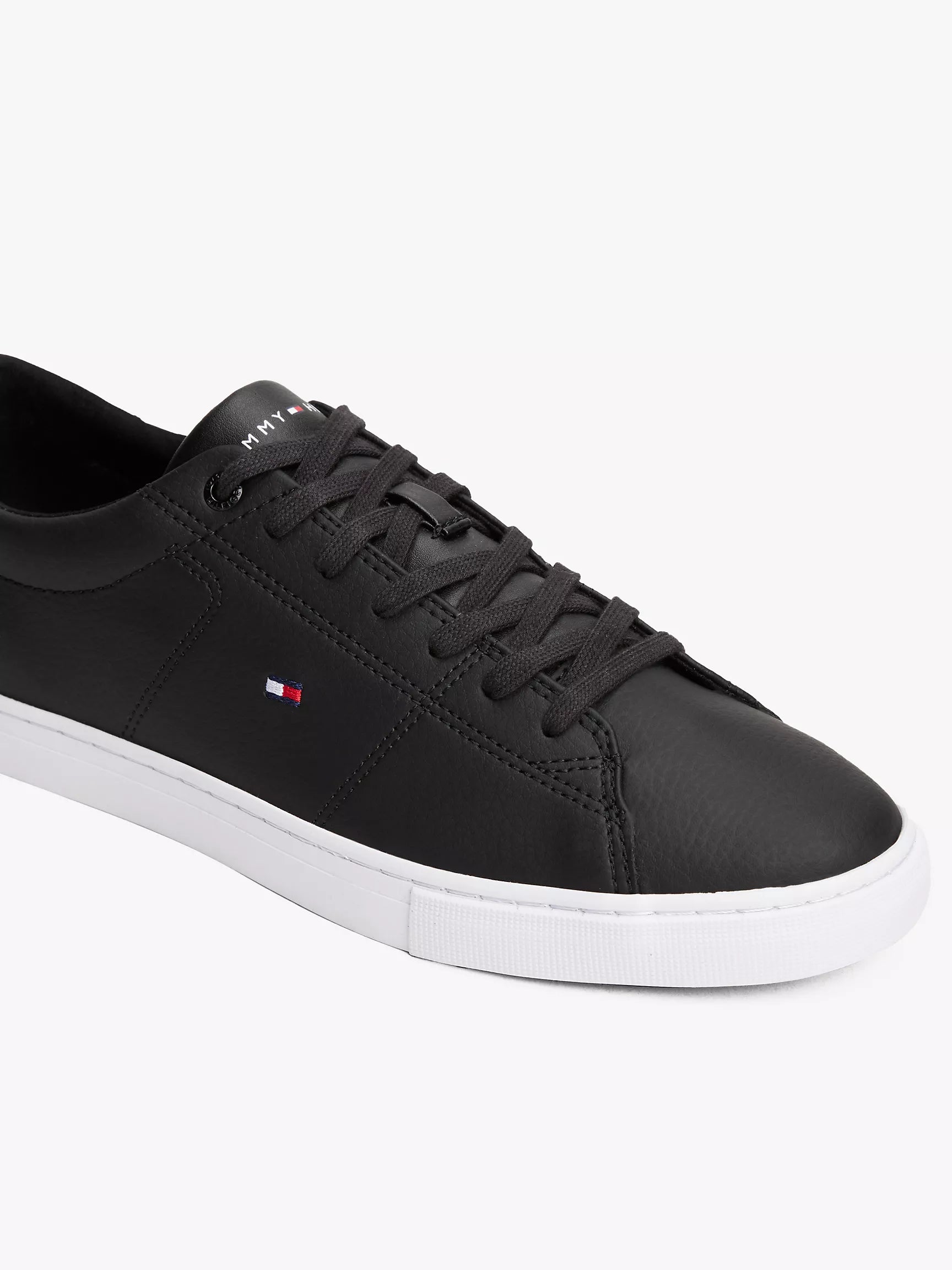 Tommy Hilfiger - Low Cut Logo Leather Mix Sneaker