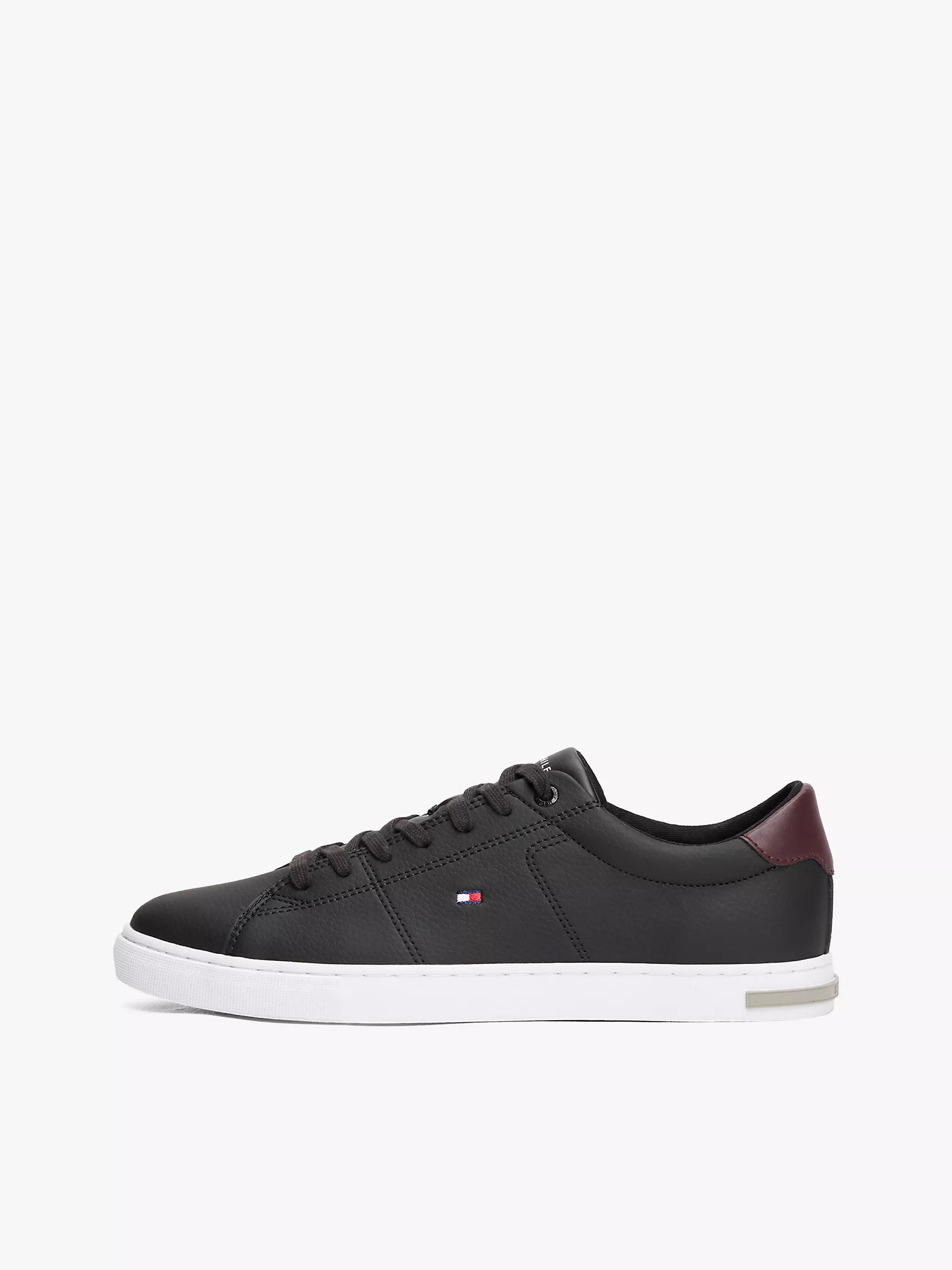 Tommy Hilfiger - Low Cut Logo Leather Mix Sneaker