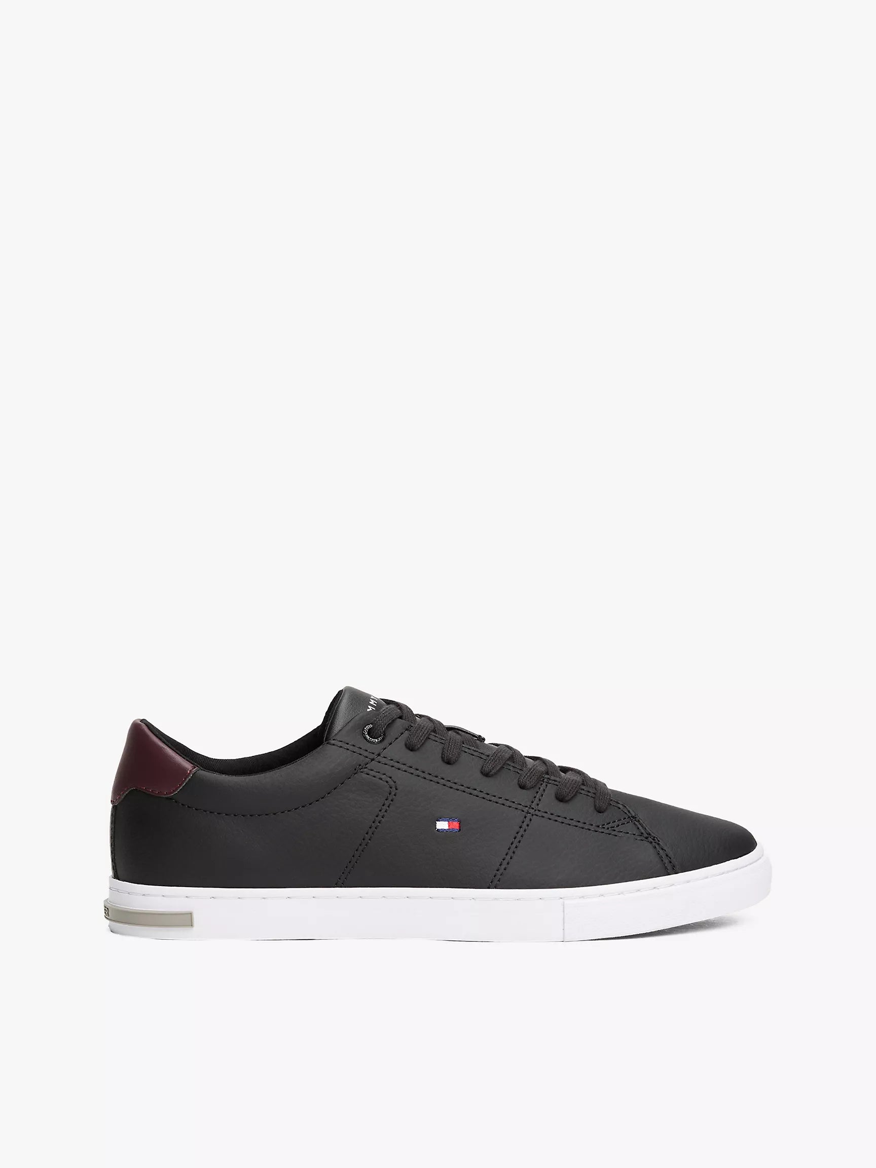 Tommy Hilfiger - Low Cut Logo Leather Mix Sneaker