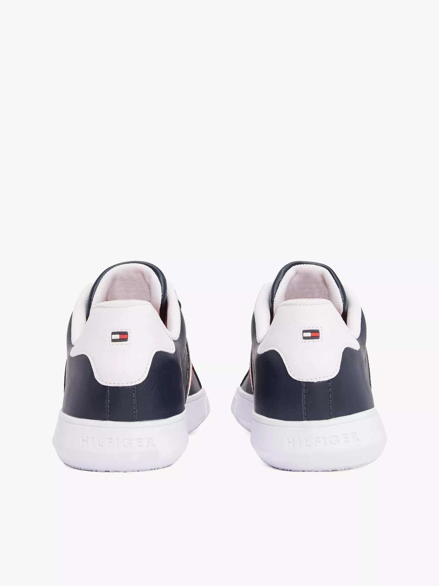 Stripe Leather Cupsole Sneaker