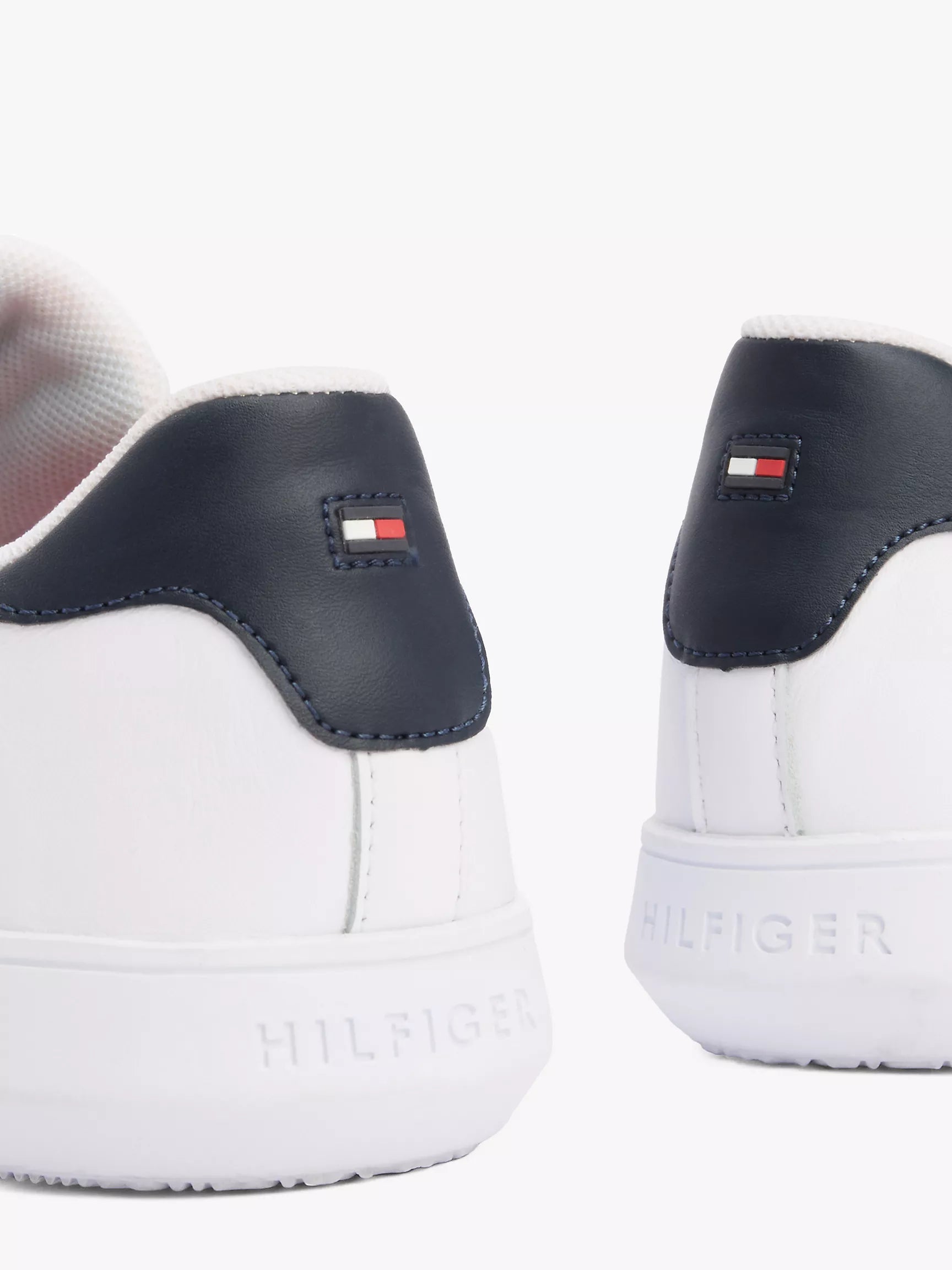 Stripe Leather Cupsole Sneaker