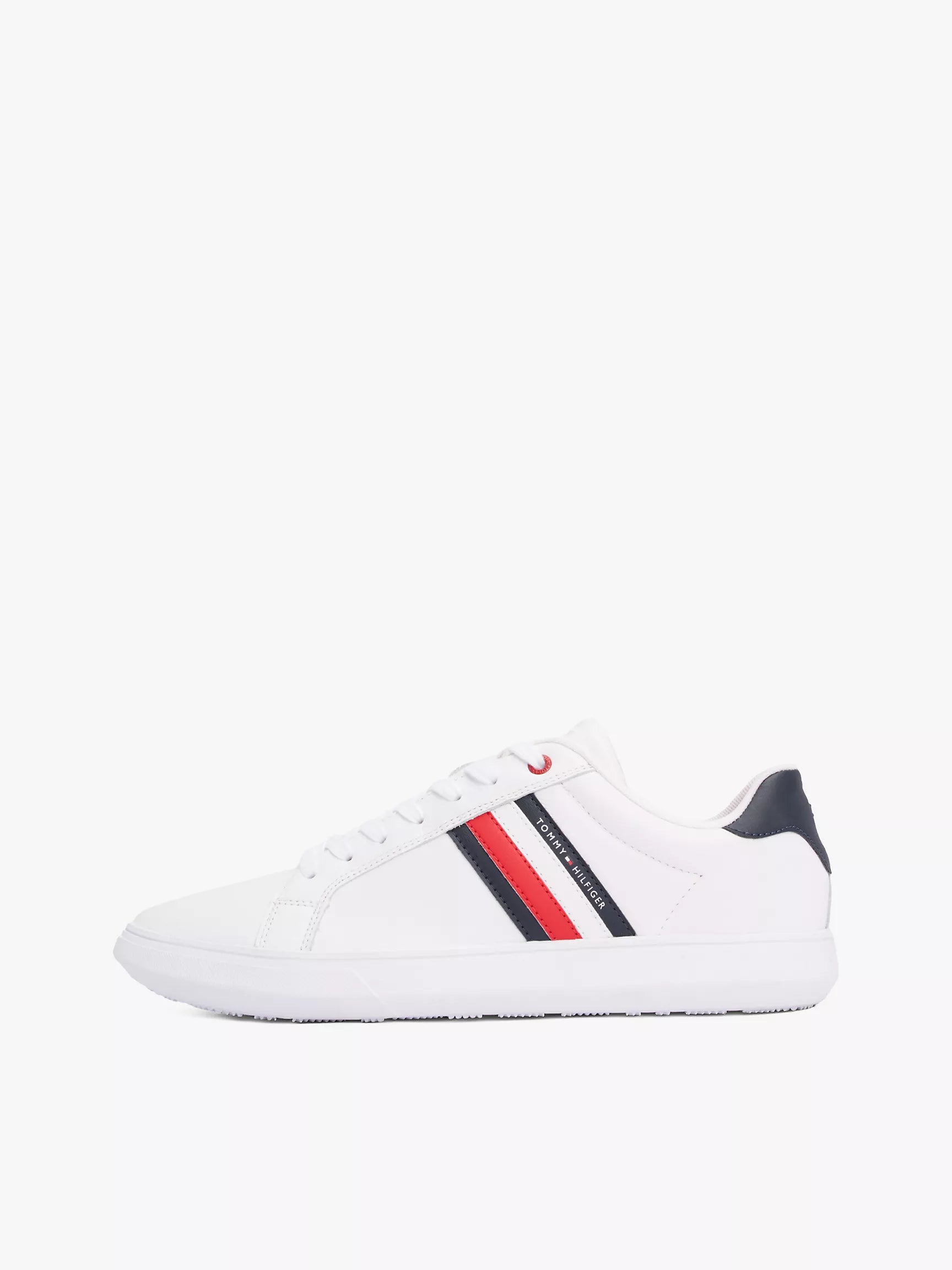 Stripe Leather Cupsole Sneaker