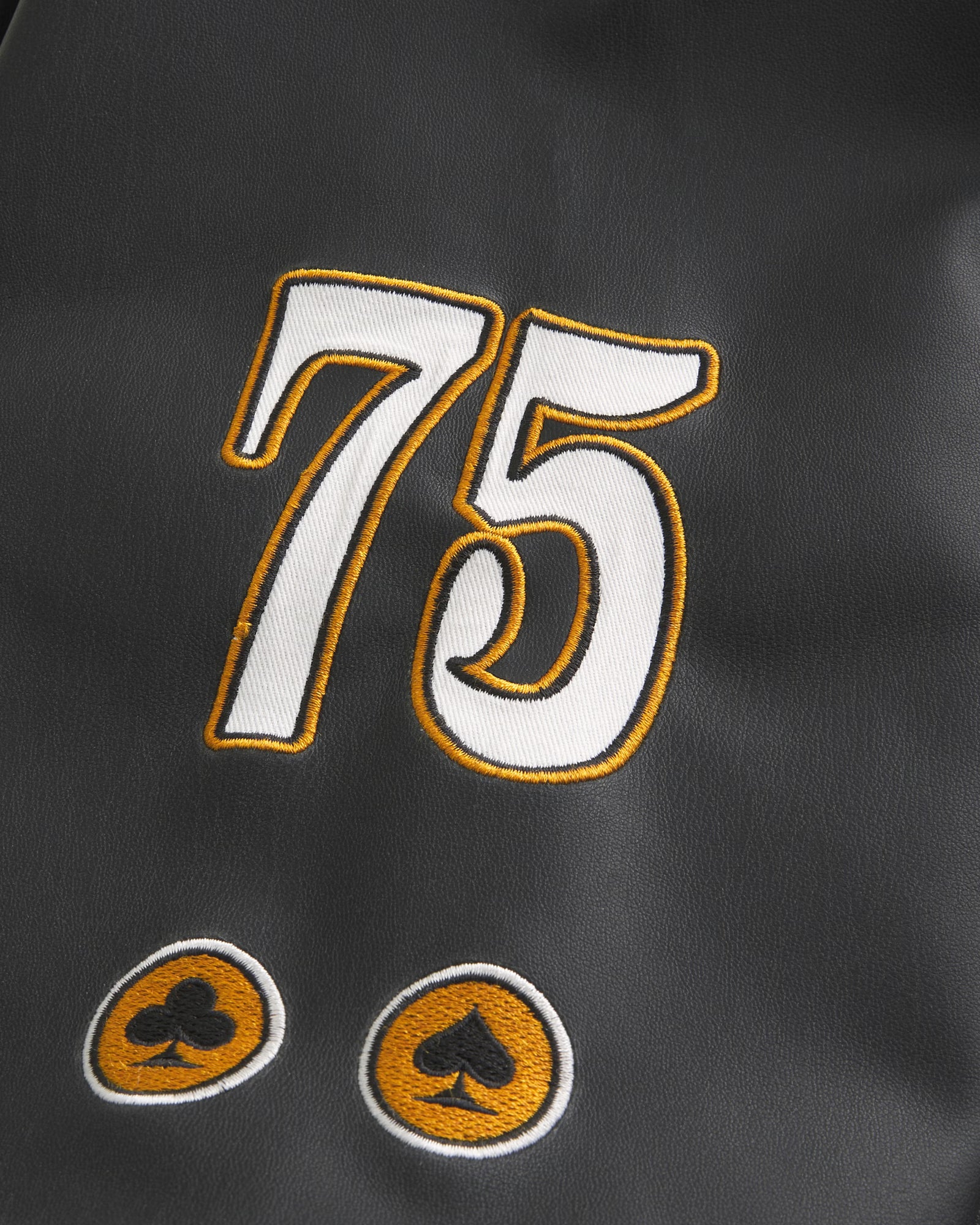 Hollister - Casino Graphic Vegan Leather Jacket