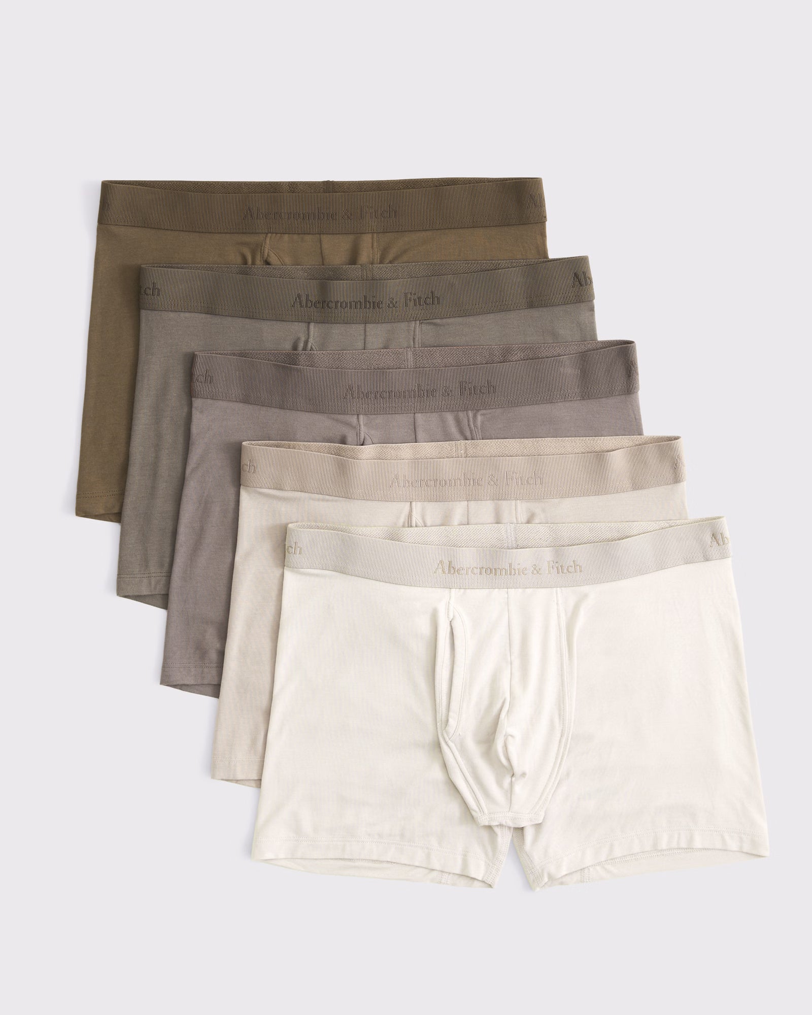 Abercrombie & Fitch - 5" 5-Pack Modal Boxer Briefs