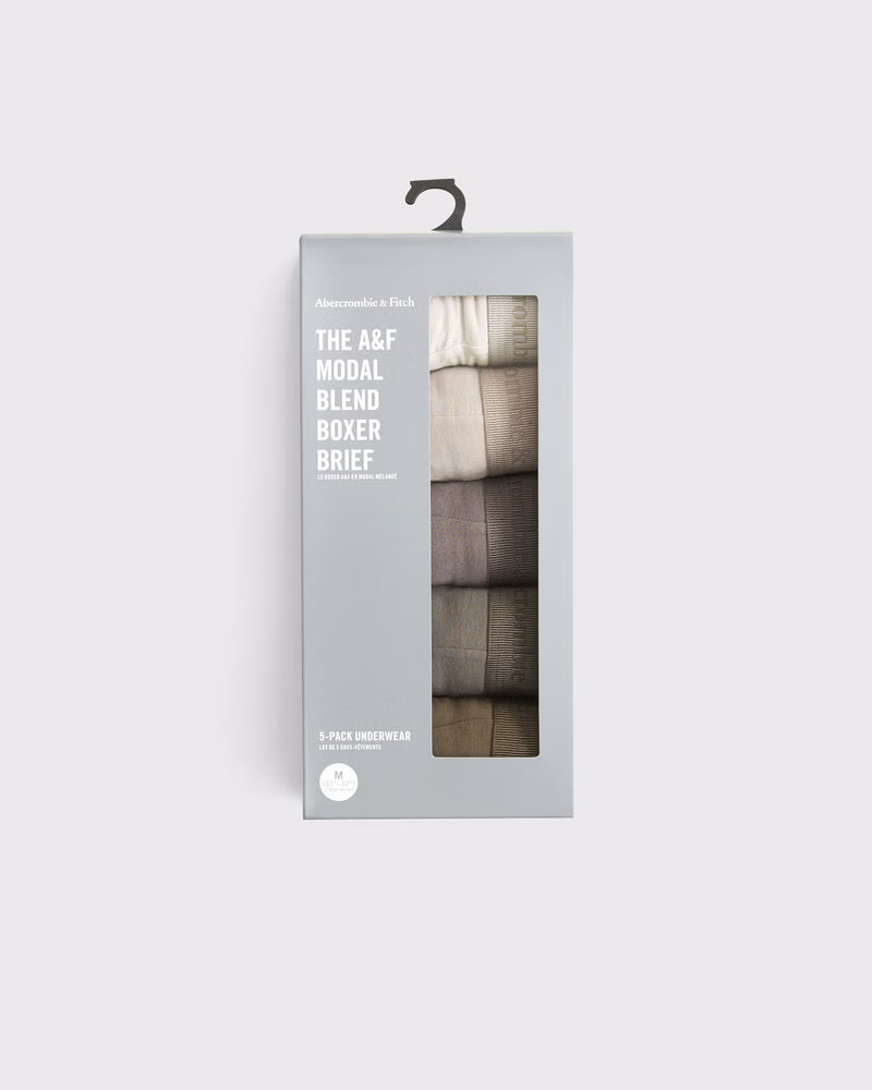 Abercrombie & Fitch - 5" 5-Pack Modal Boxer Briefs