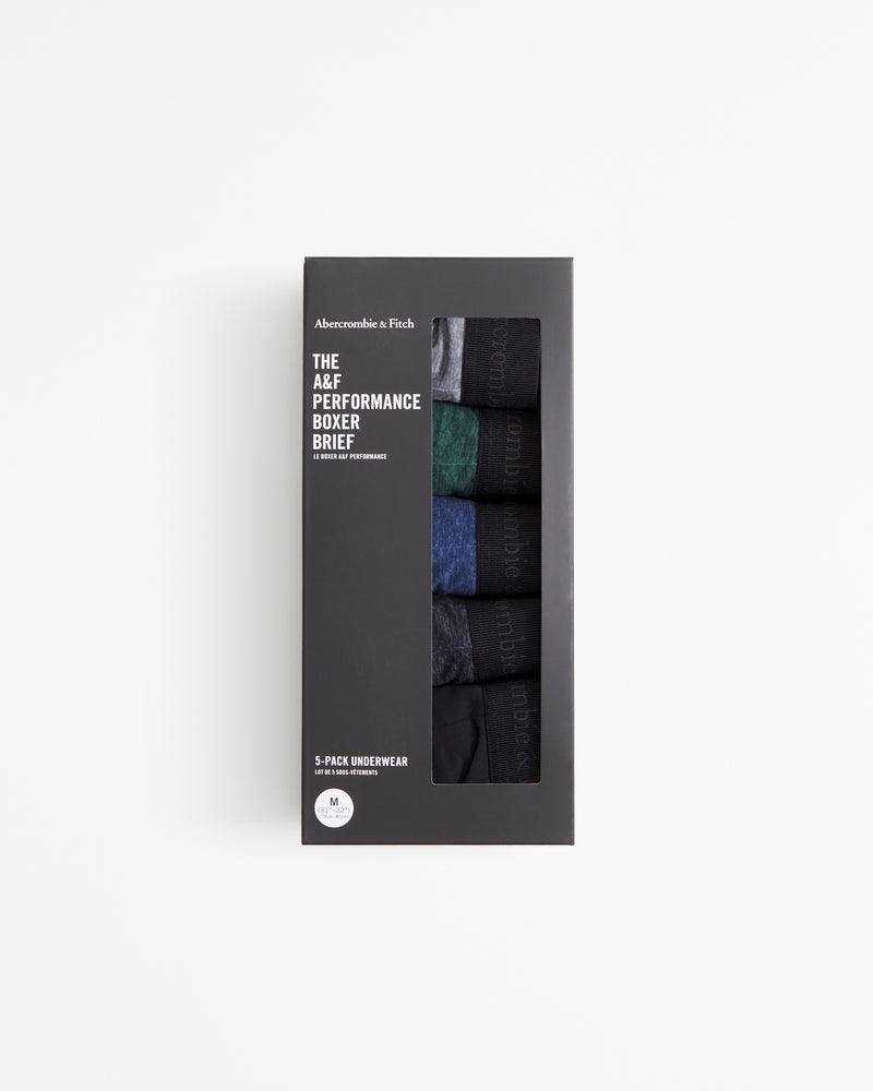 5" 5-Pack A&F Performance Boxer Briefs