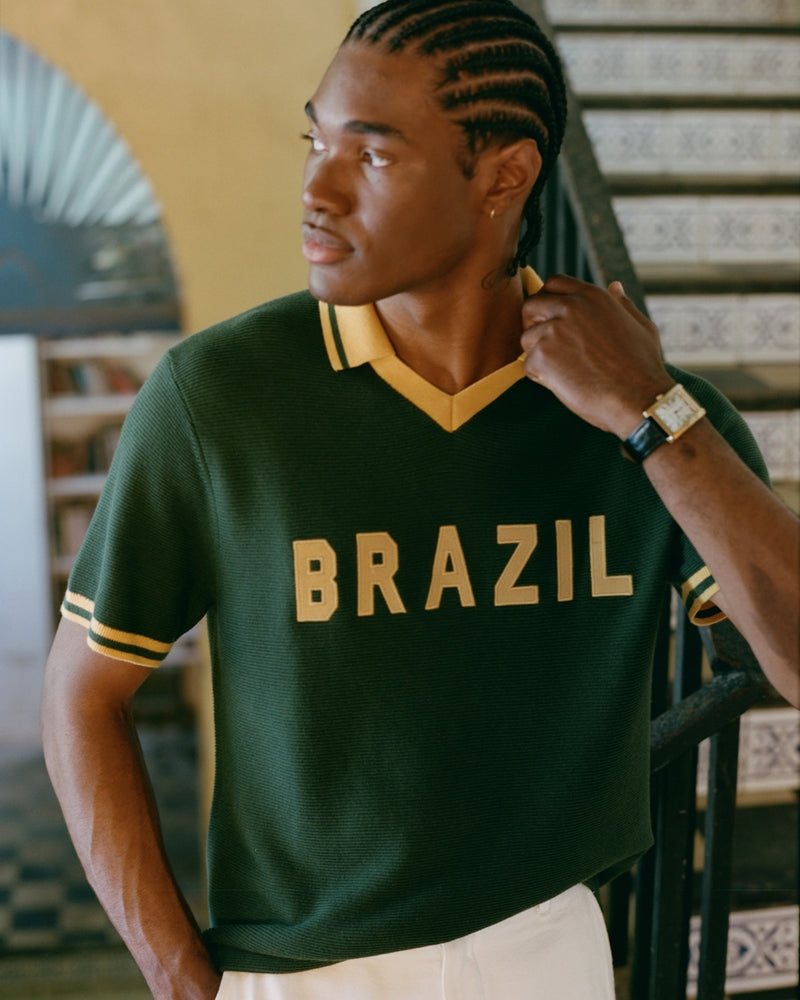 Soccer Jersey-Inspired Sweater