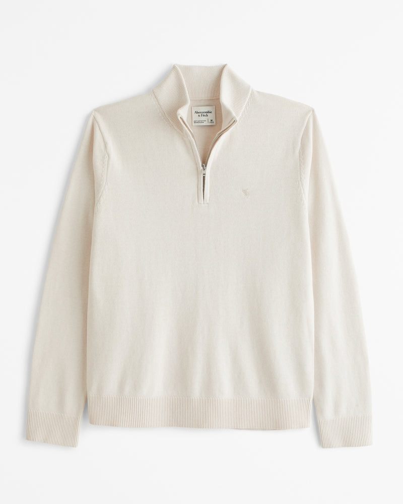 Abercrombie & Fitch - Icon Quarter-Zip Sweater