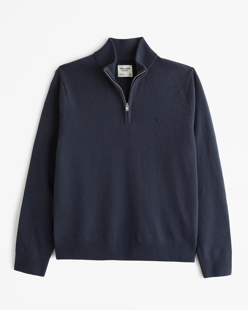 Abercrombie & Fitch - Icon Quarter-Zip Sweater