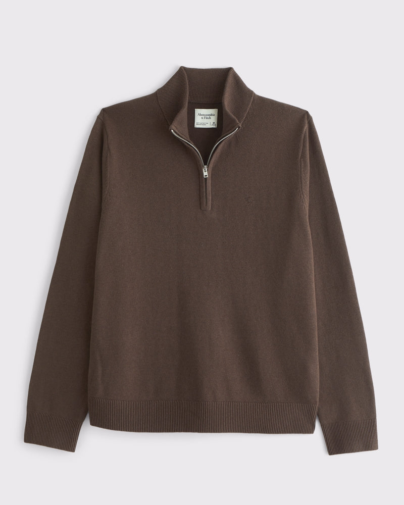 Abercrombie & Fitch - Icon Quarter-Zip Sweater