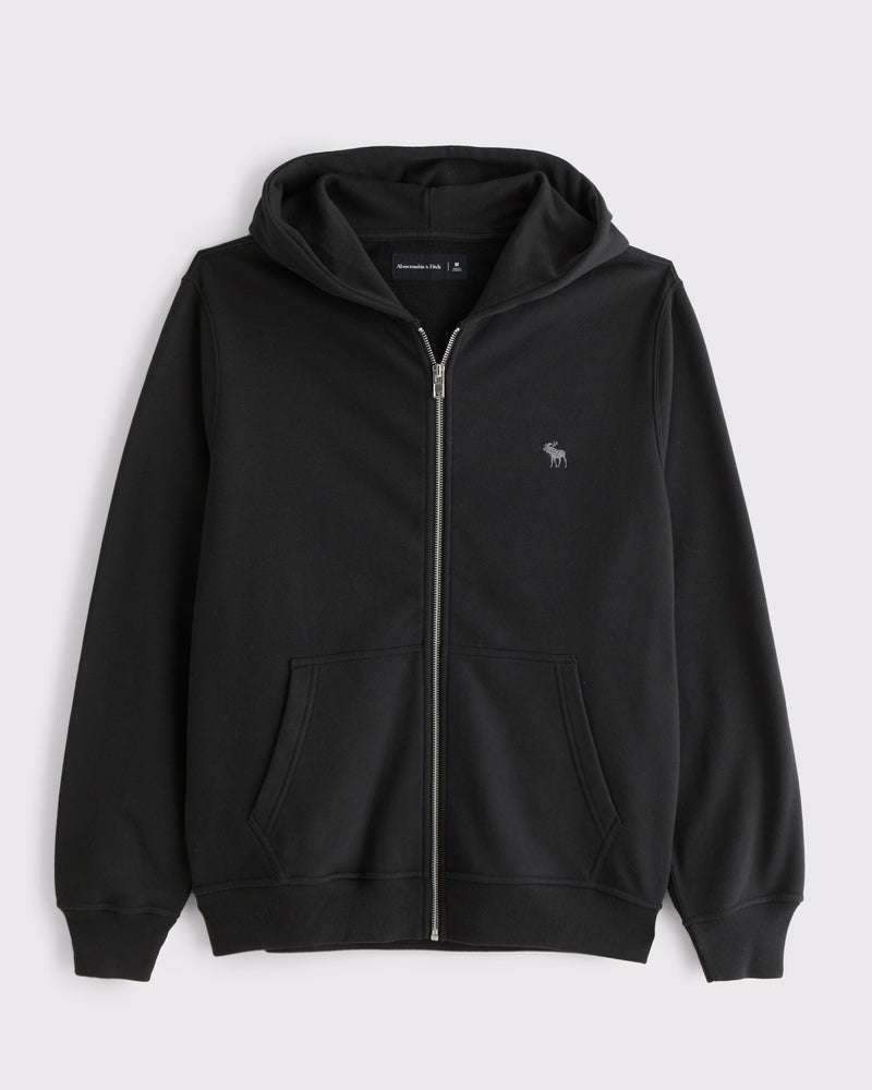 Abercrombie & Fitch - French Terry Icon Full-Zip Hoodie
