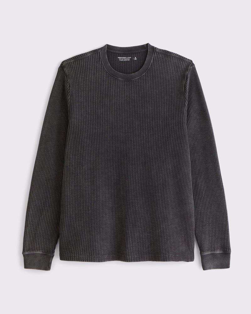 Abercrombie & Fitch - Long-Sleeve Classic Waffle Tee