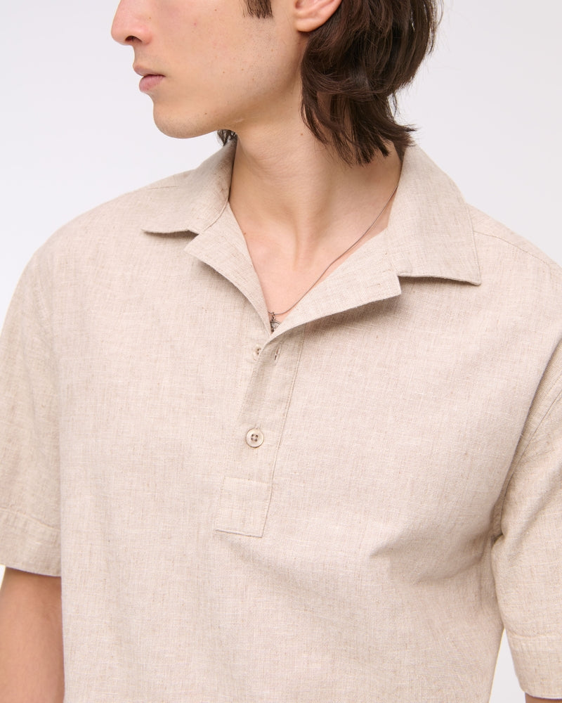Summer Linen-Blend Popover