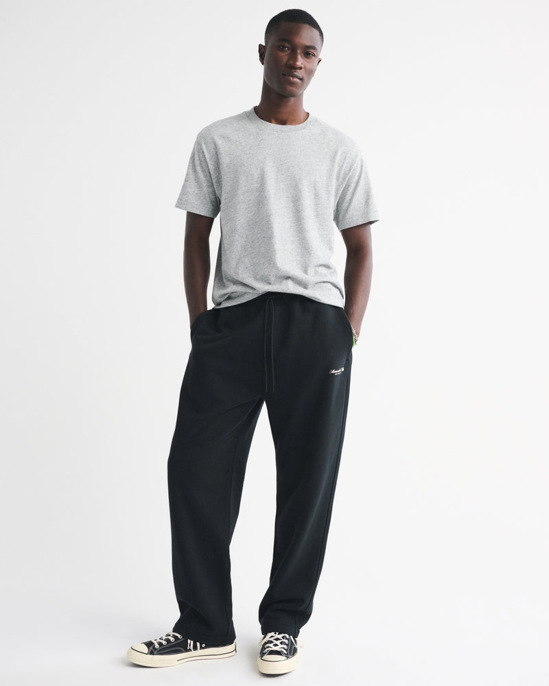 Abercrombie & Fitch - Premium Heavyweight Logo Open-Hem Sweatpant