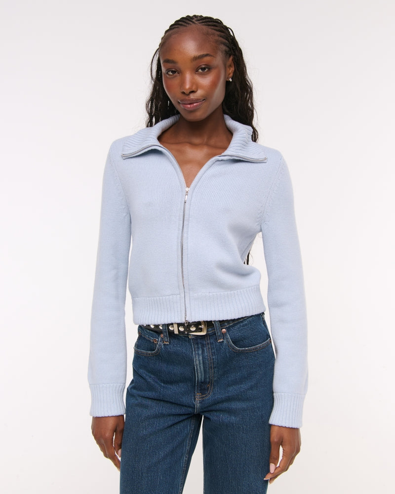 Abercrombie & Fitch - Double Zipper Western Cardigan