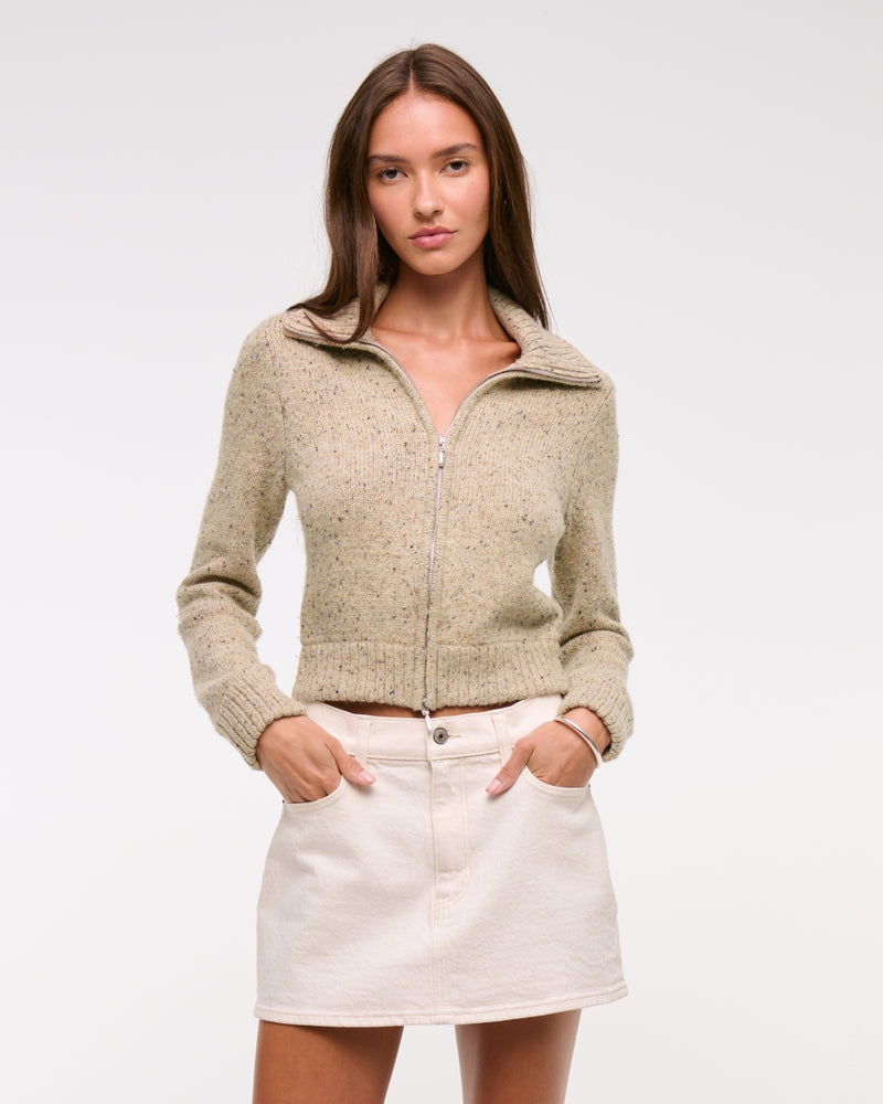 Abercrombie & Fitch - Double Zipper Western Cardigan