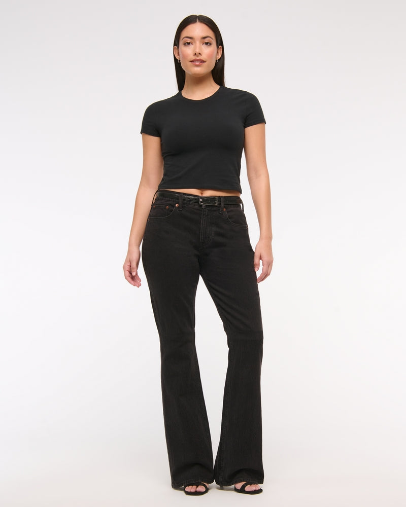 Abercrombie & Fitch - Curve Love Mid Rise Bootcut Jean
