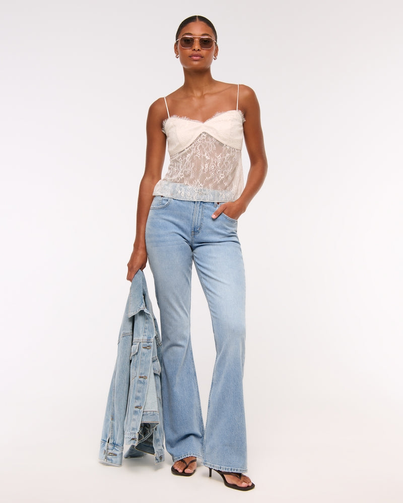 Abercrombie & Fitch - Curve Love Mid Rise Bootcut Jean
