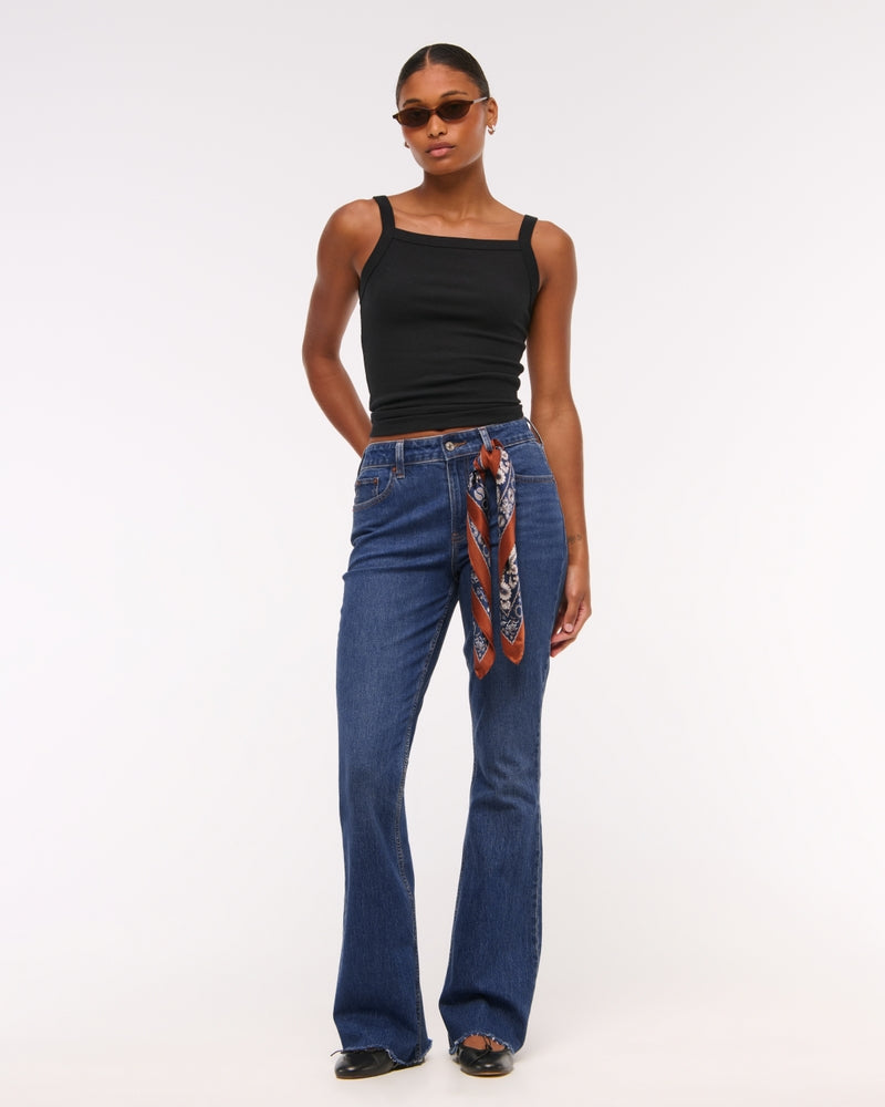 Abercrombie & Fitch - Curve Love Mid Rise Bootcut Jean
