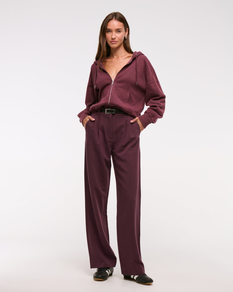 Abercrombie & Fitch - A&F Sloane Tailored Wide Leg Pant