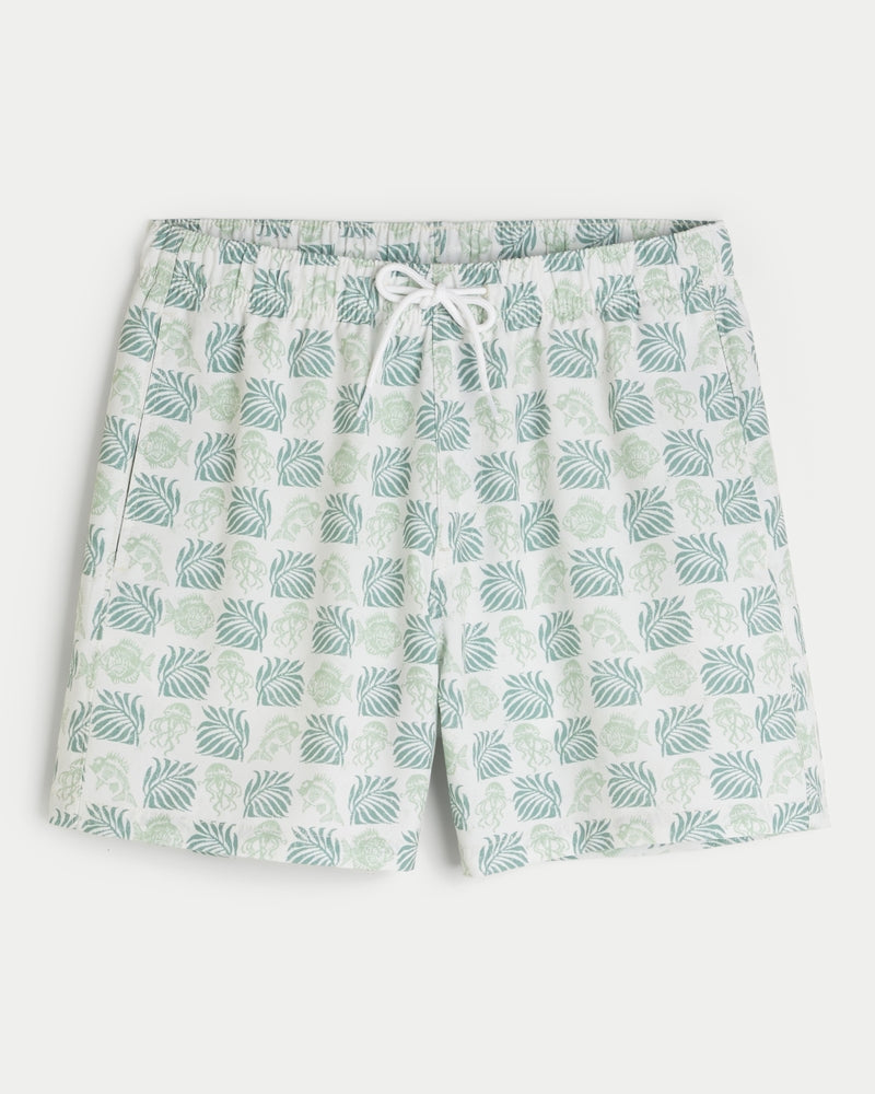 Hollister - Mid-Thigh Volley Swim Trunks IMMEDITE