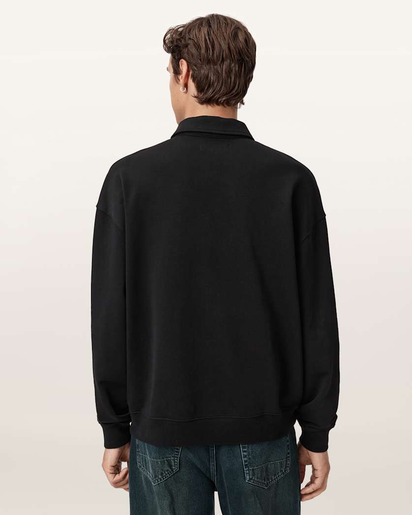 AllSaints - Xander Long Sleeve Polo Shirt