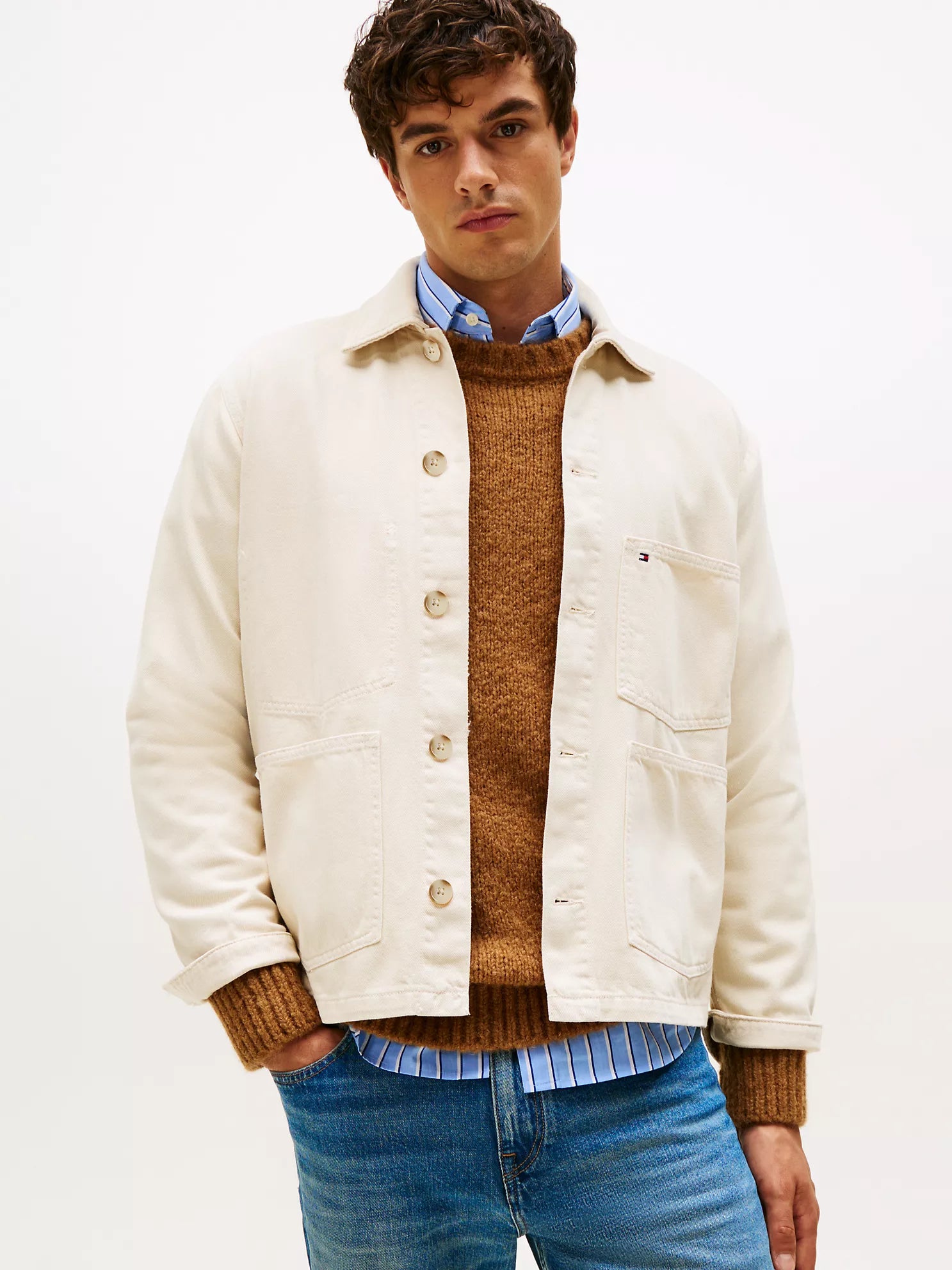 Tommy Hilfiger - Garment-Dyed Denim Chore Jacket