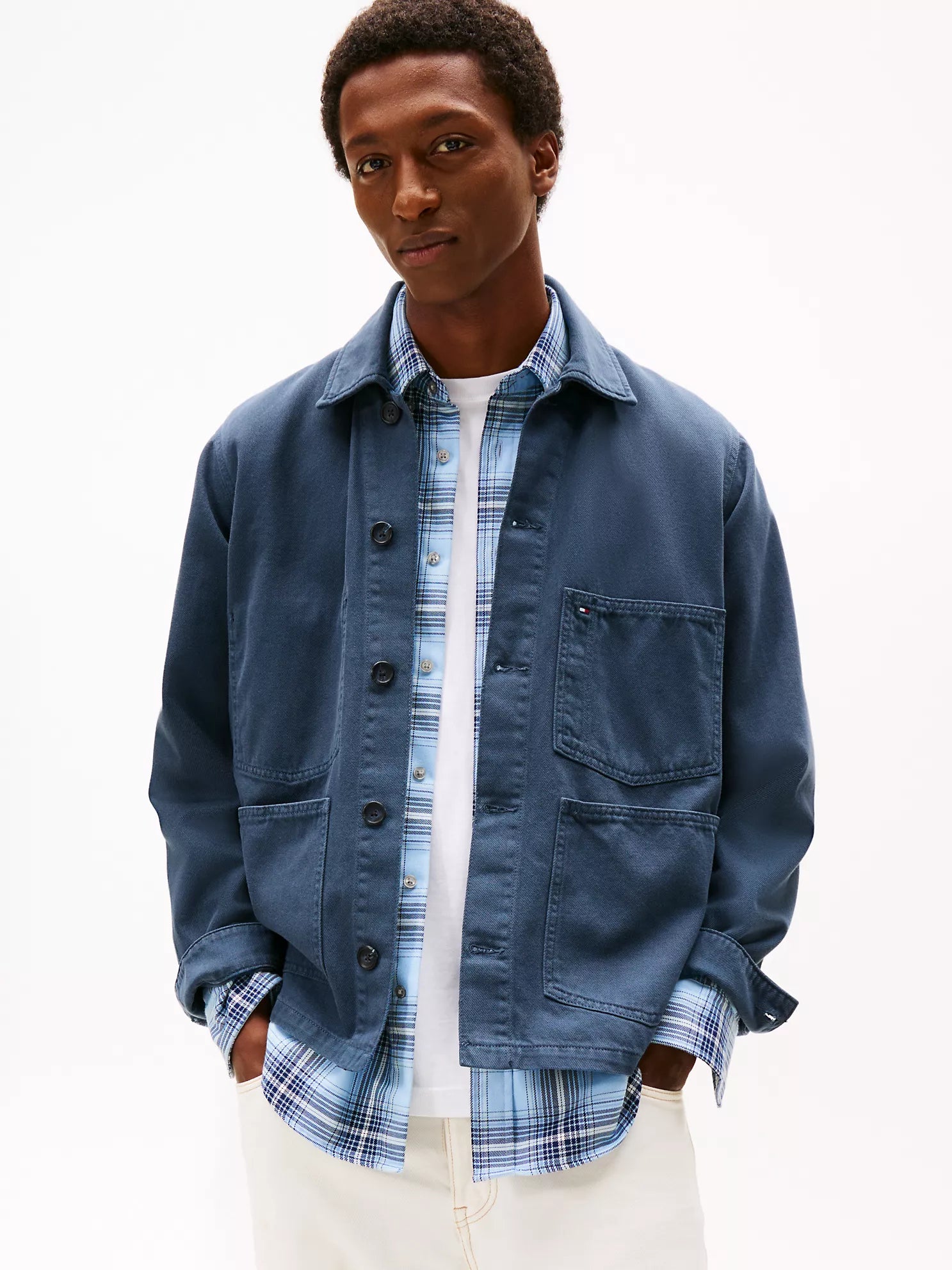 Tommy Hilfiger - Garment-Dyed Denim Chore Jacket