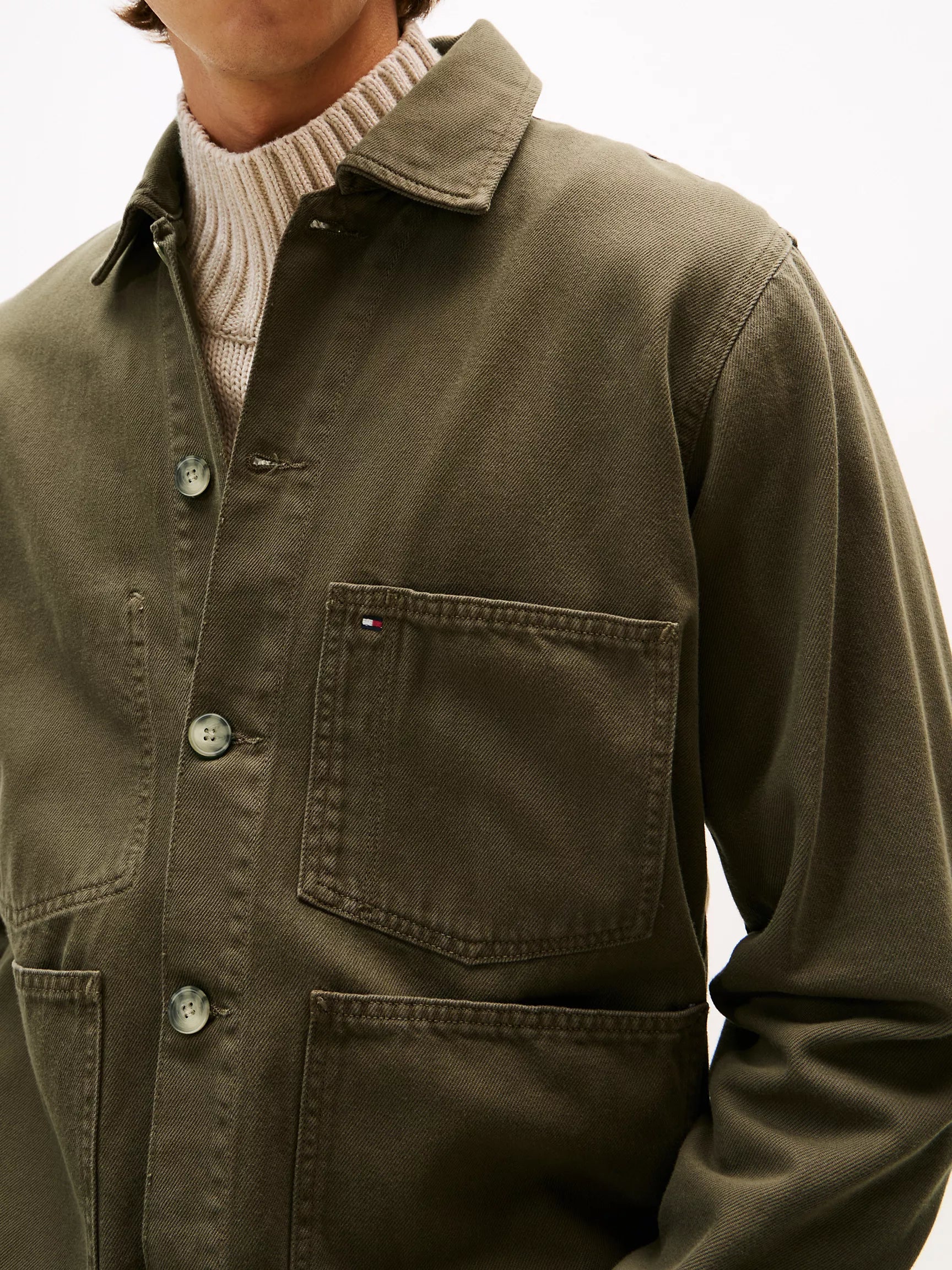 Tommy Hilfiger - Garment-Dyed Denim Chore Jacket