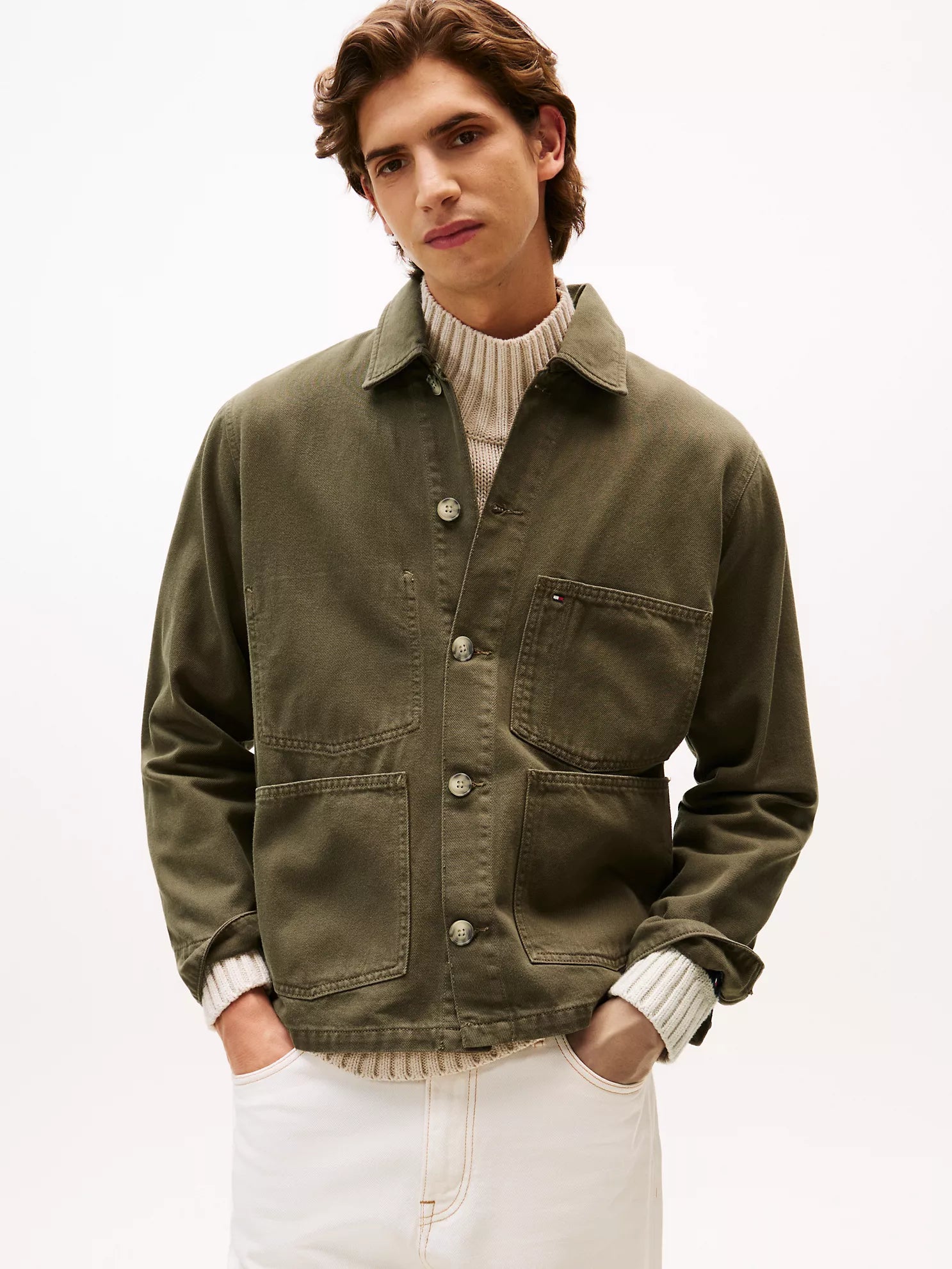 Tommy Hilfiger - Garment-Dyed Denim Chore Jacket